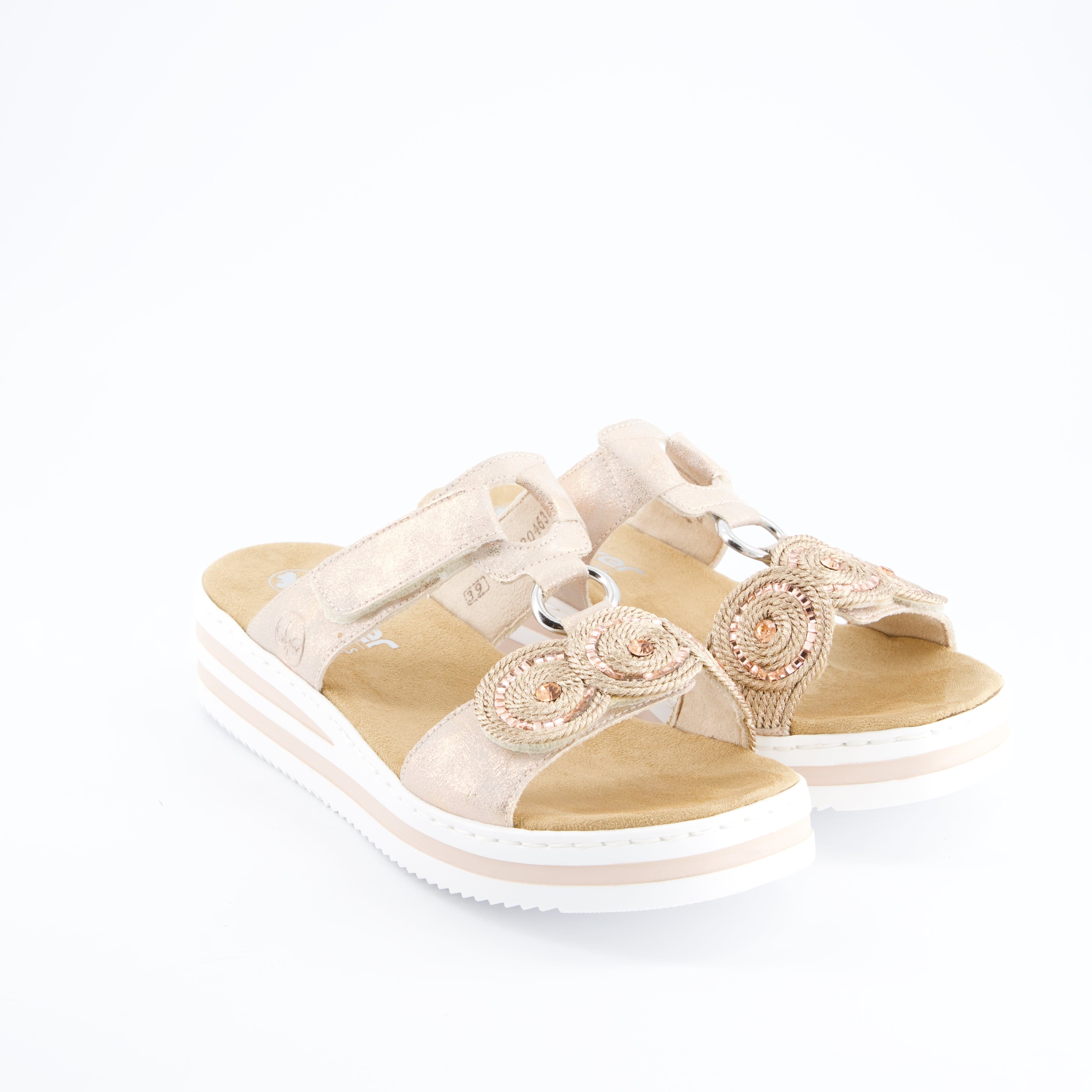 RIEKER Damenschuhe - Pantoffel, Pantoffel