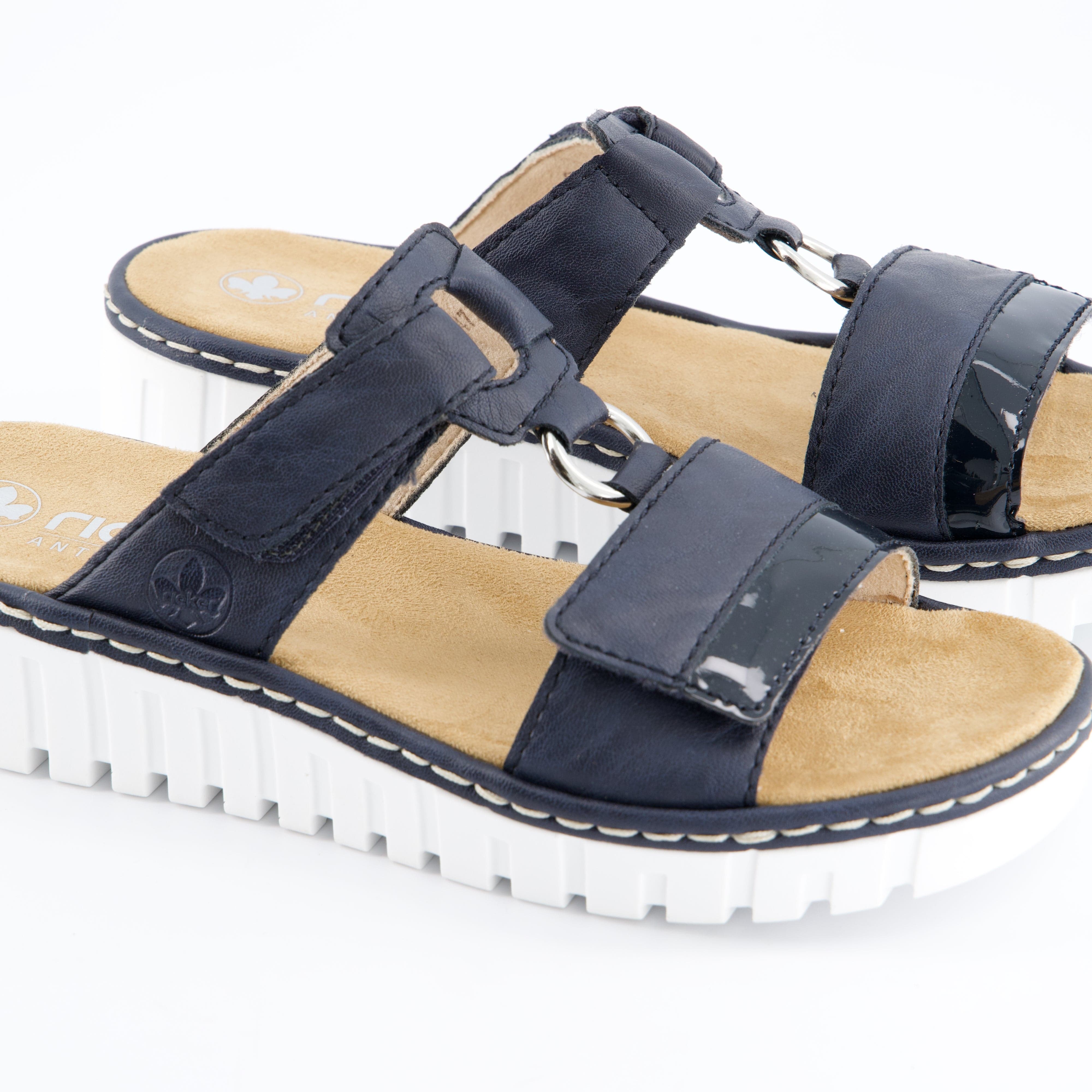 RIEKER Damenschuhe - Pantoffel, Pantoffel