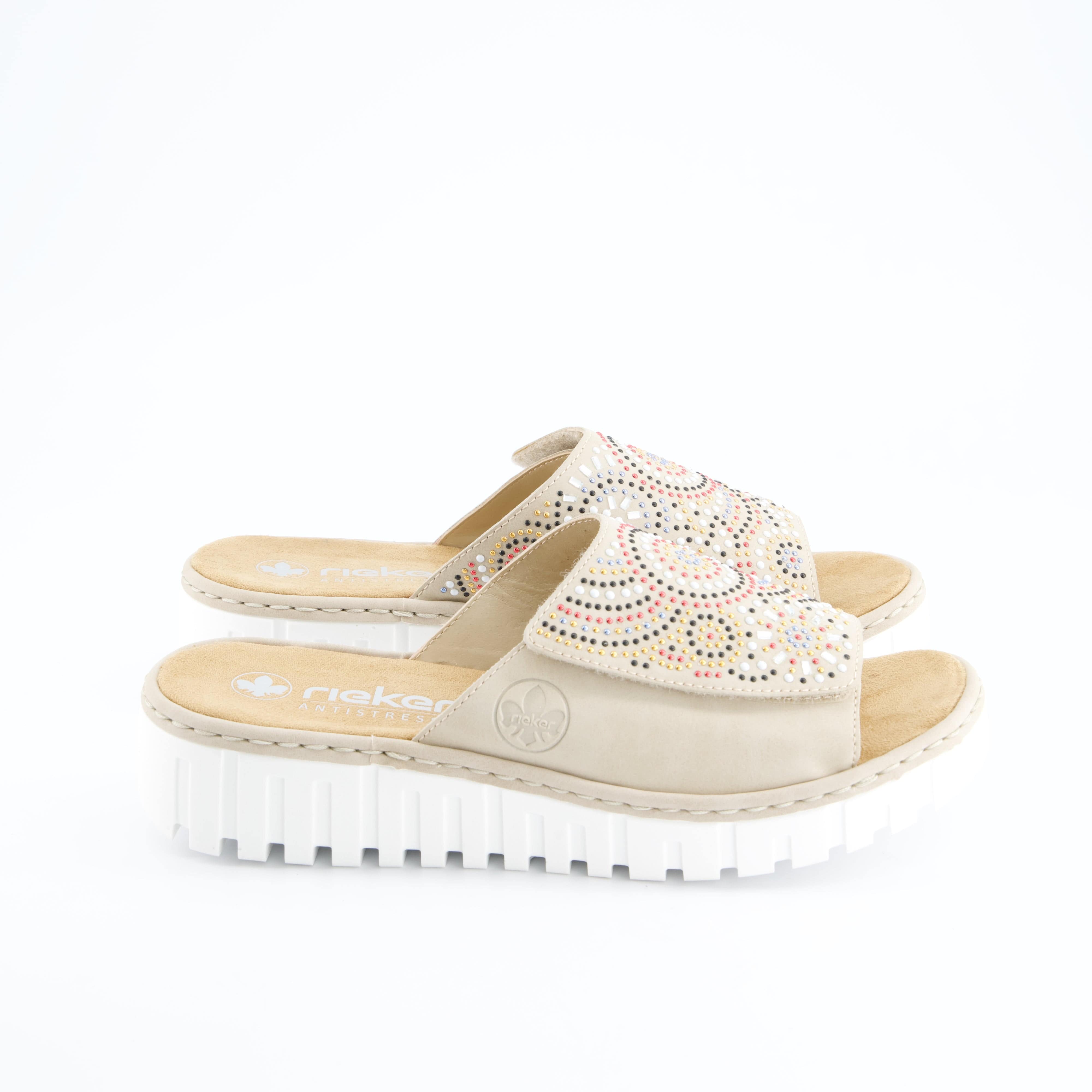 RIEKER Damenschuhe - Pantoffel, Pantoffel