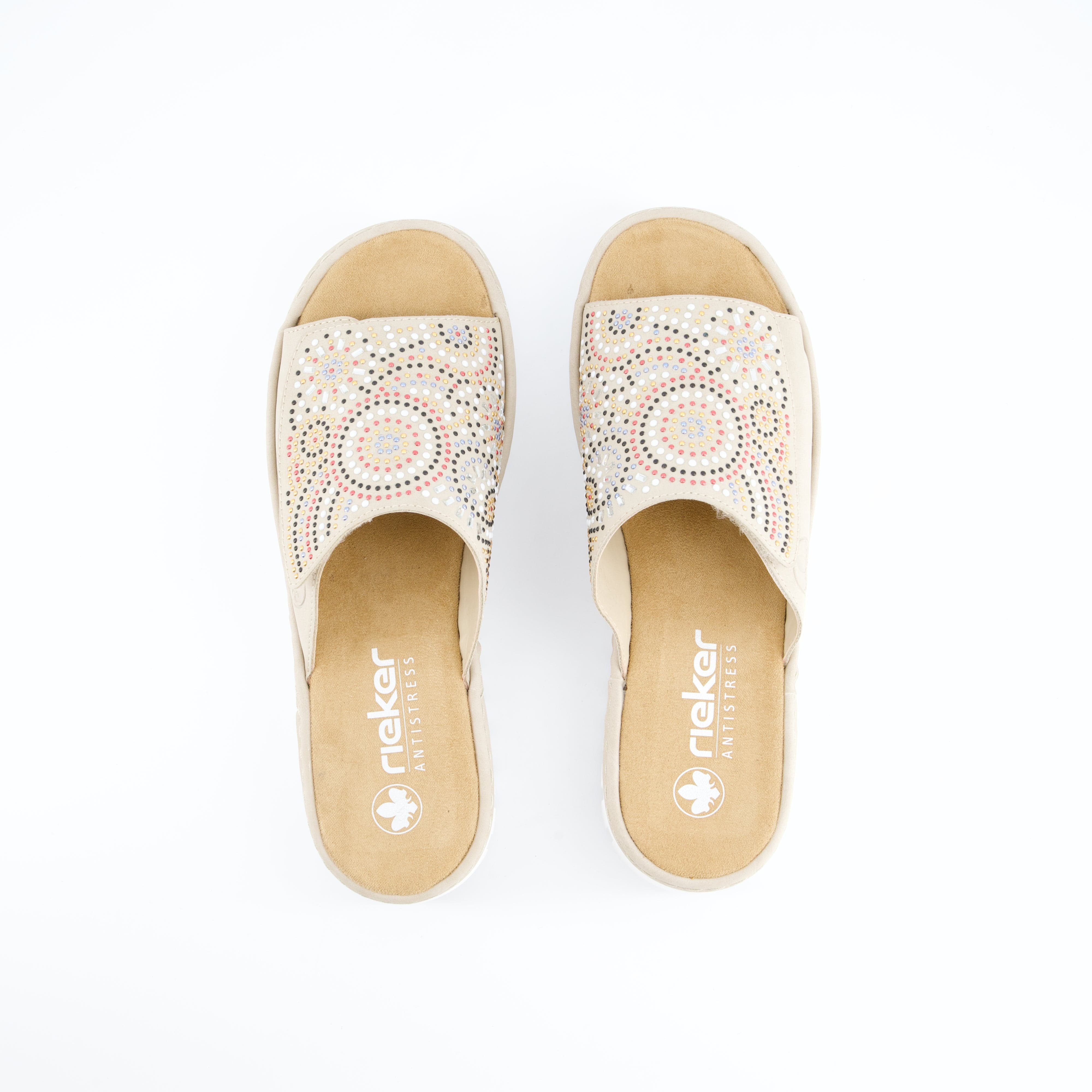 RIEKER Damenschuhe - Pantoffel, Pantoffel