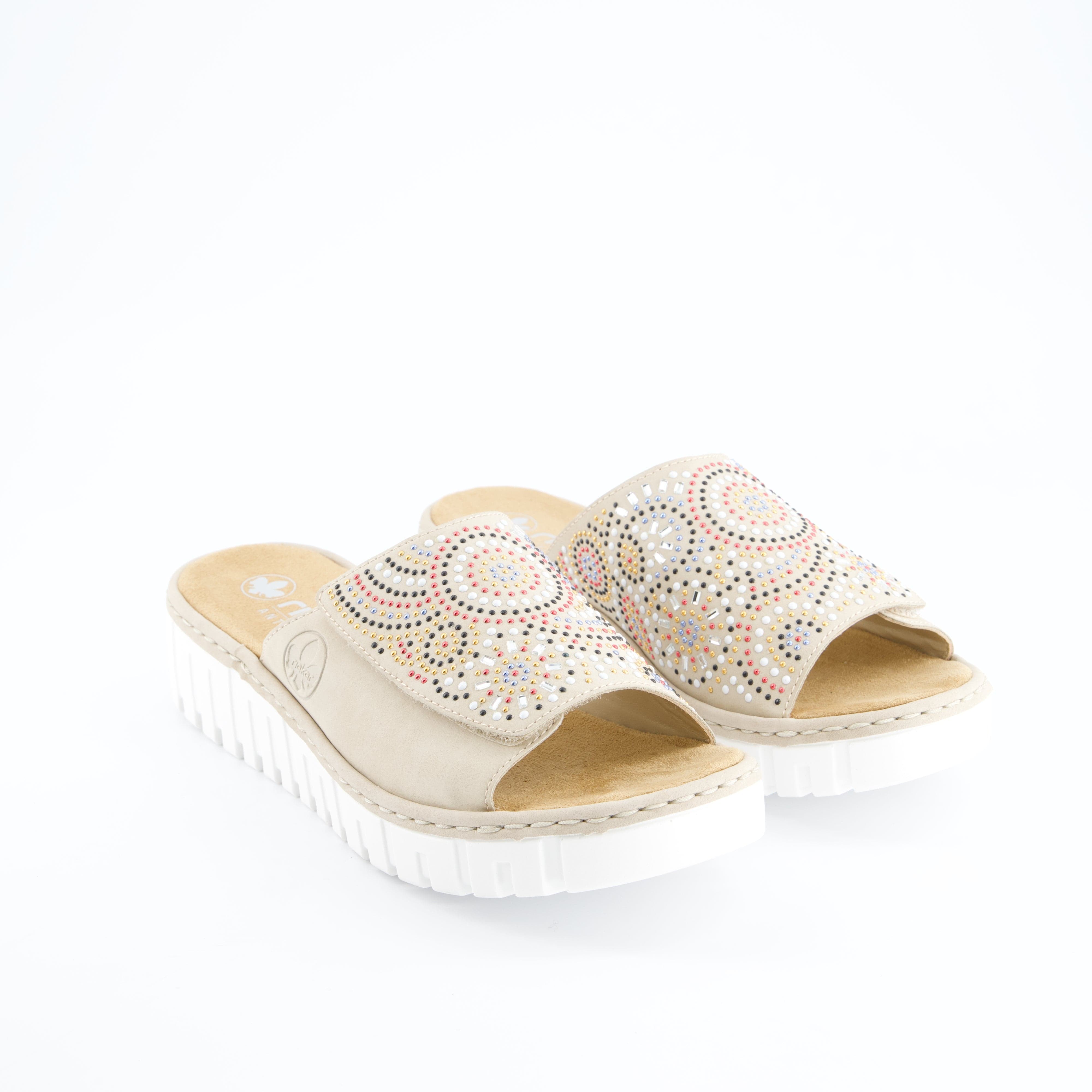 RIEKER Damenschuhe - Pantoffel, Pantoffel