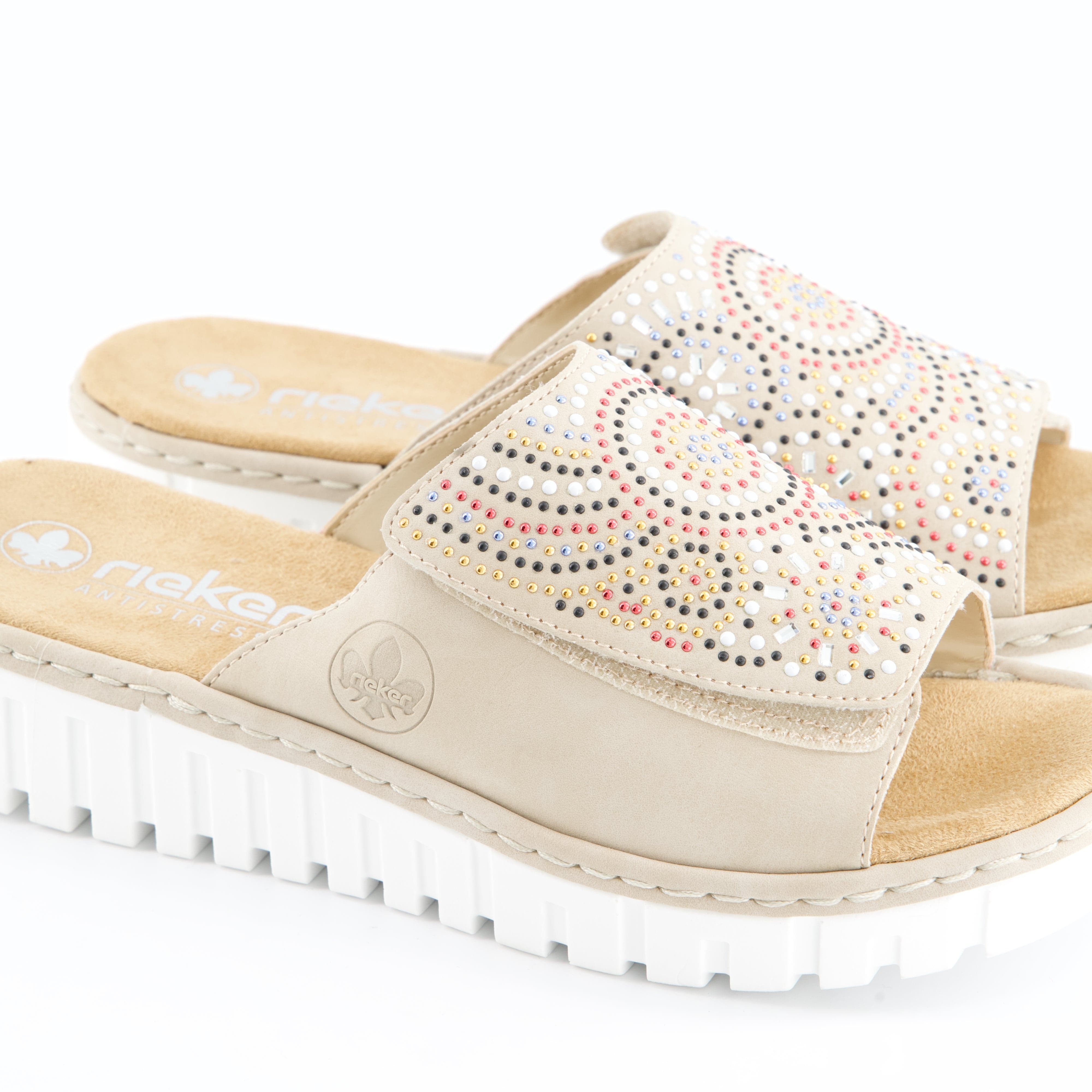 RIEKER Damenschuhe - Pantoffel Pantoffel