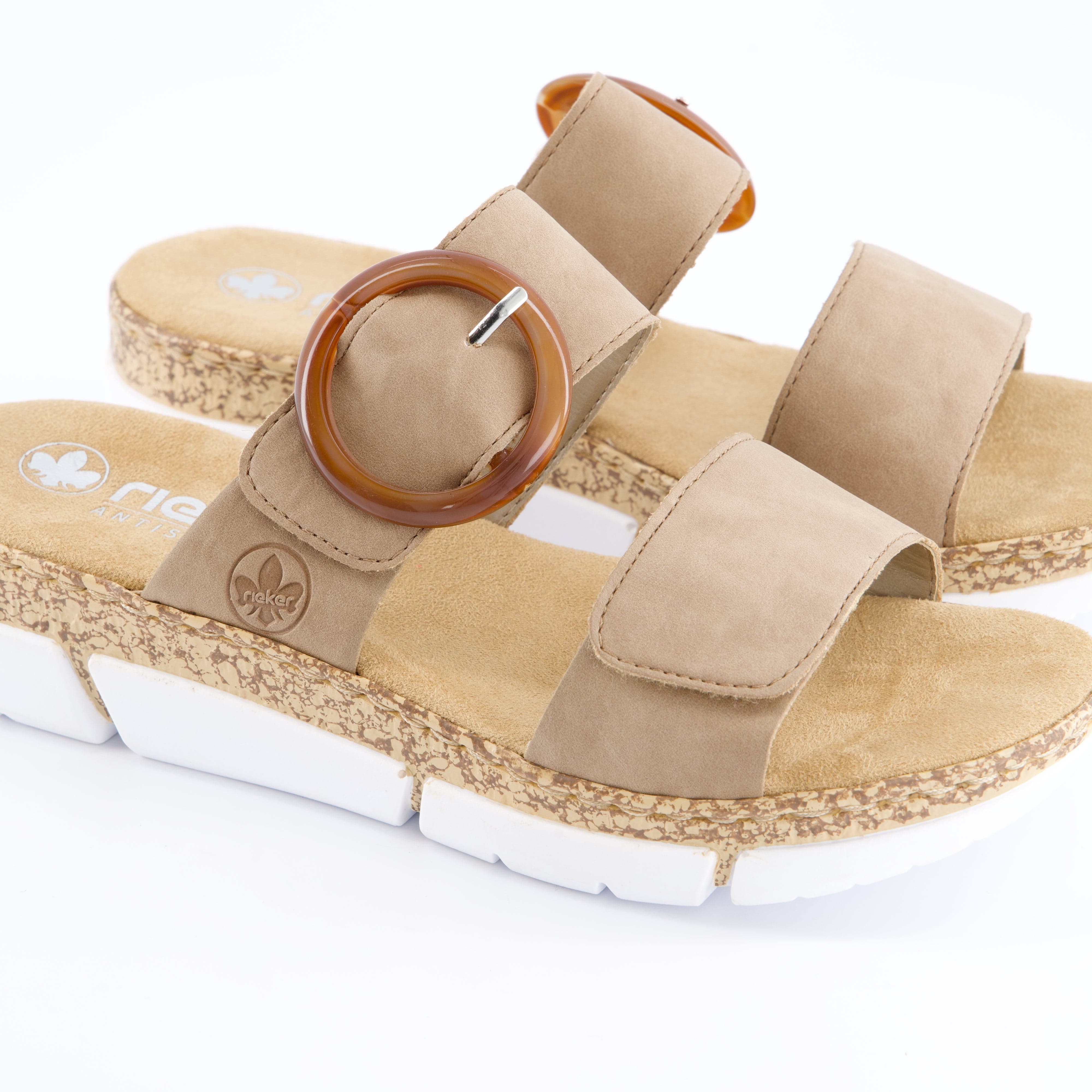 RIEKER Damenschuhe - Pantoffel, Pantoffel