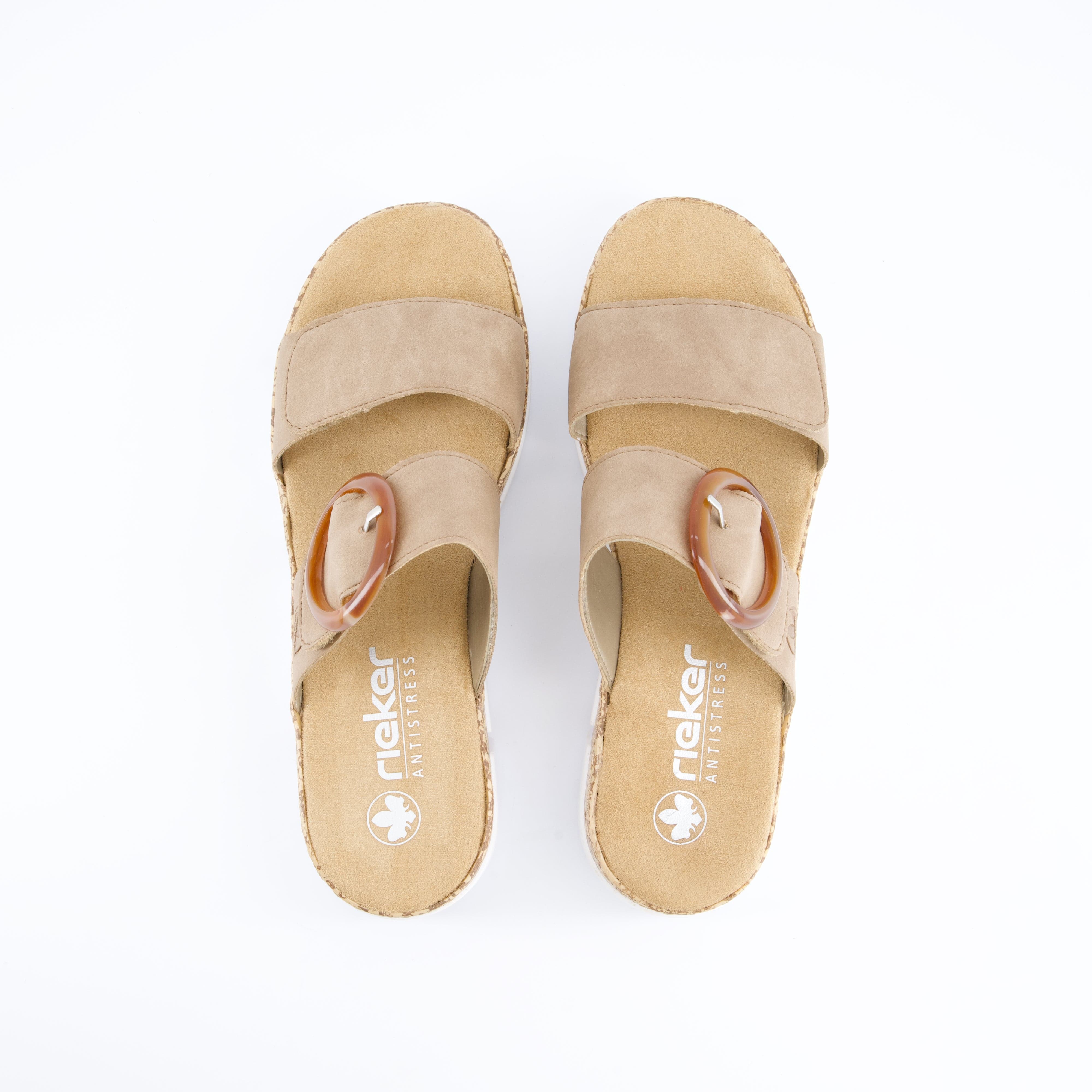 RIEKER Damenschuhe - Pantoffel, Pantoffel