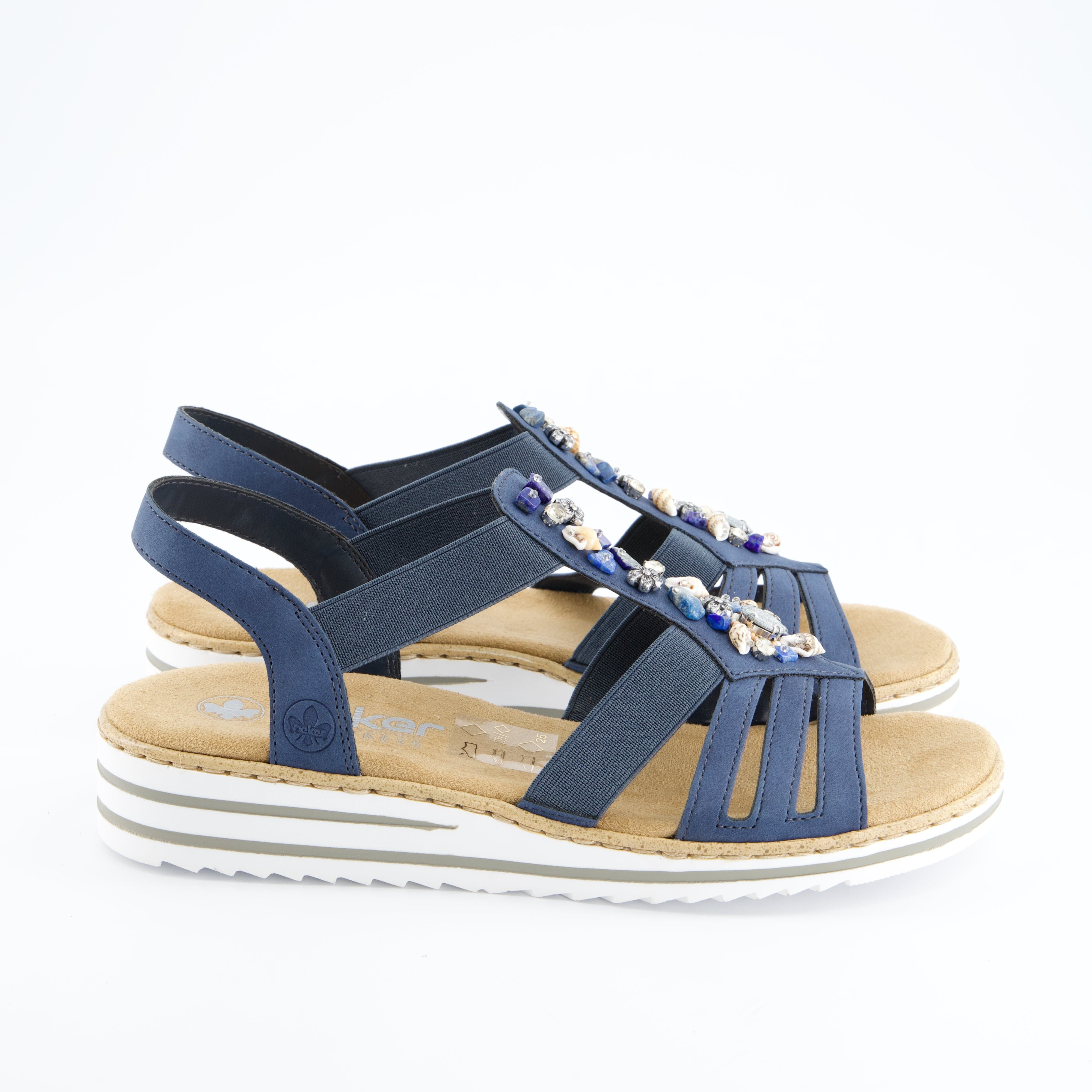 RIEKER Damenschuhe - Sandalen, Sandalen