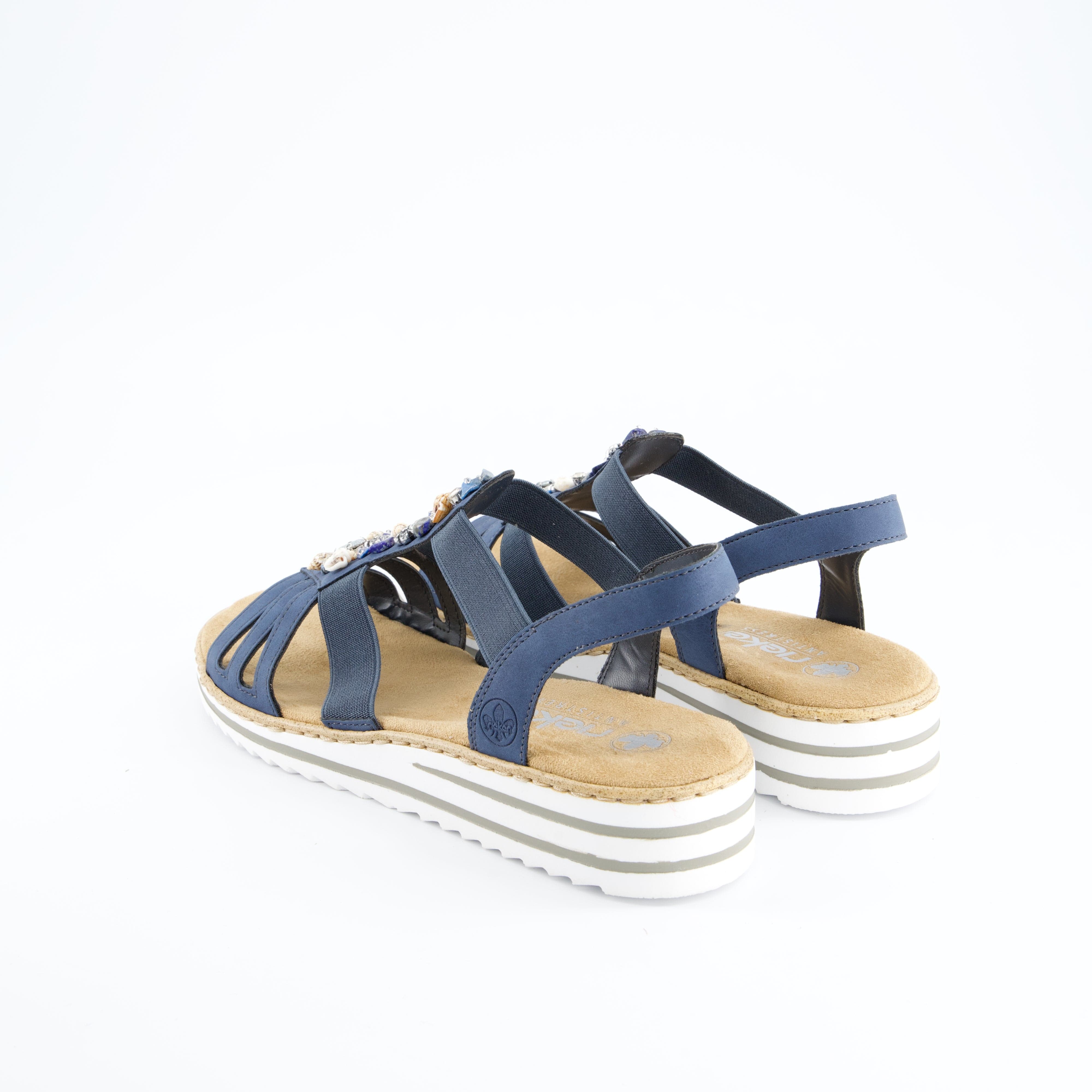 RIEKER Damenschuhe - Sandalen, Sandalen