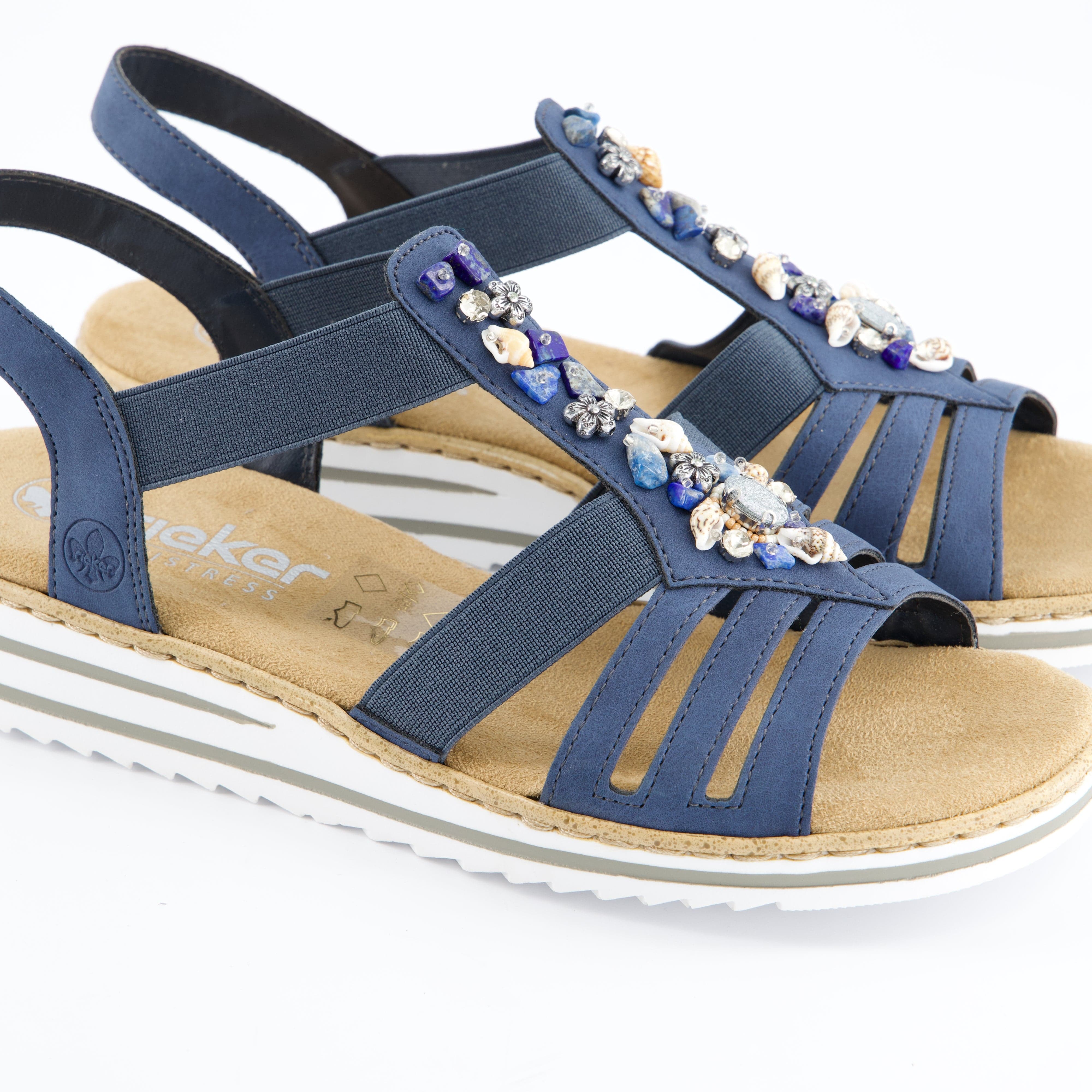 RIEKER Damenschuhe - Sandalen, Sandalen
