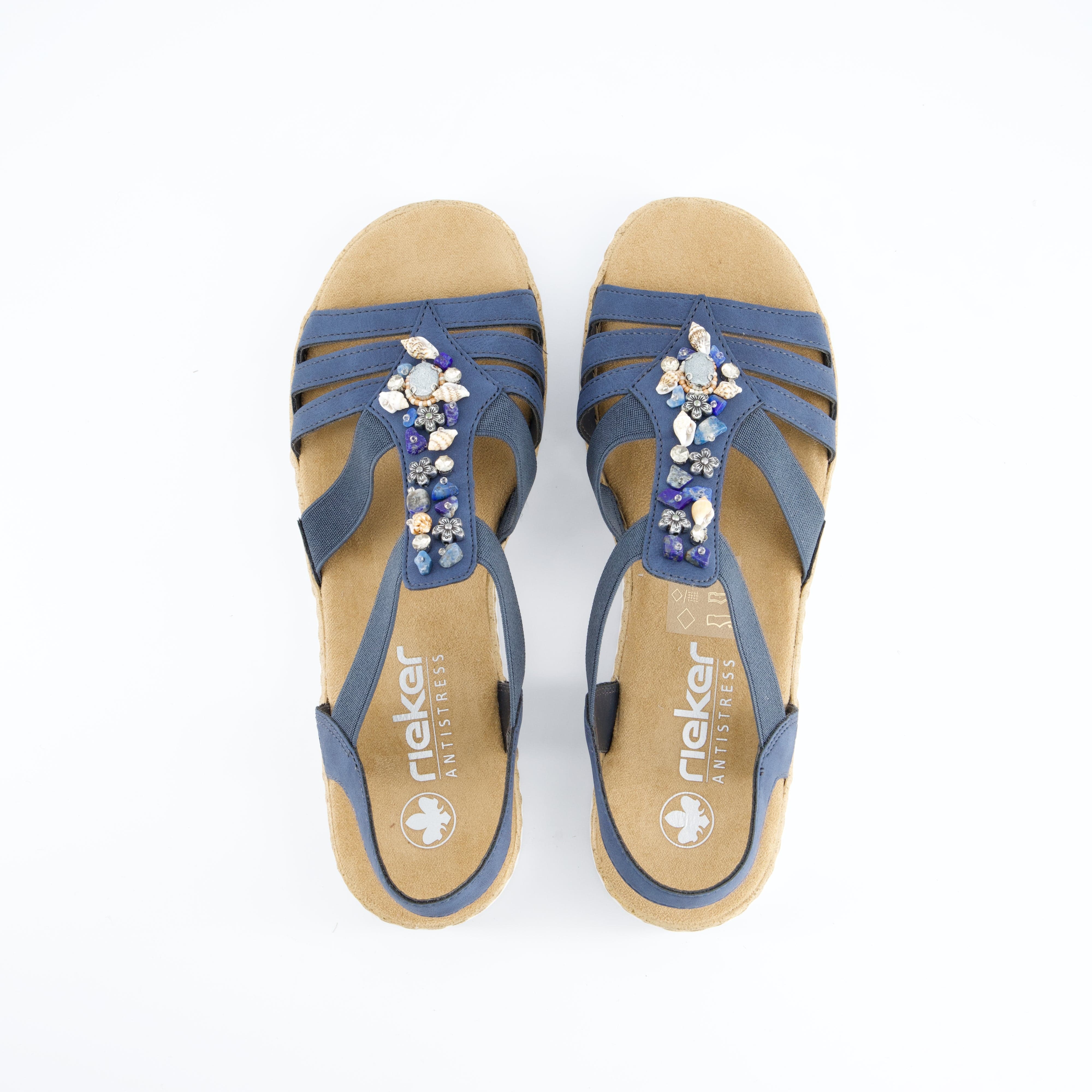 RIEKER Damenschuhe - Sandalen, Sandalen