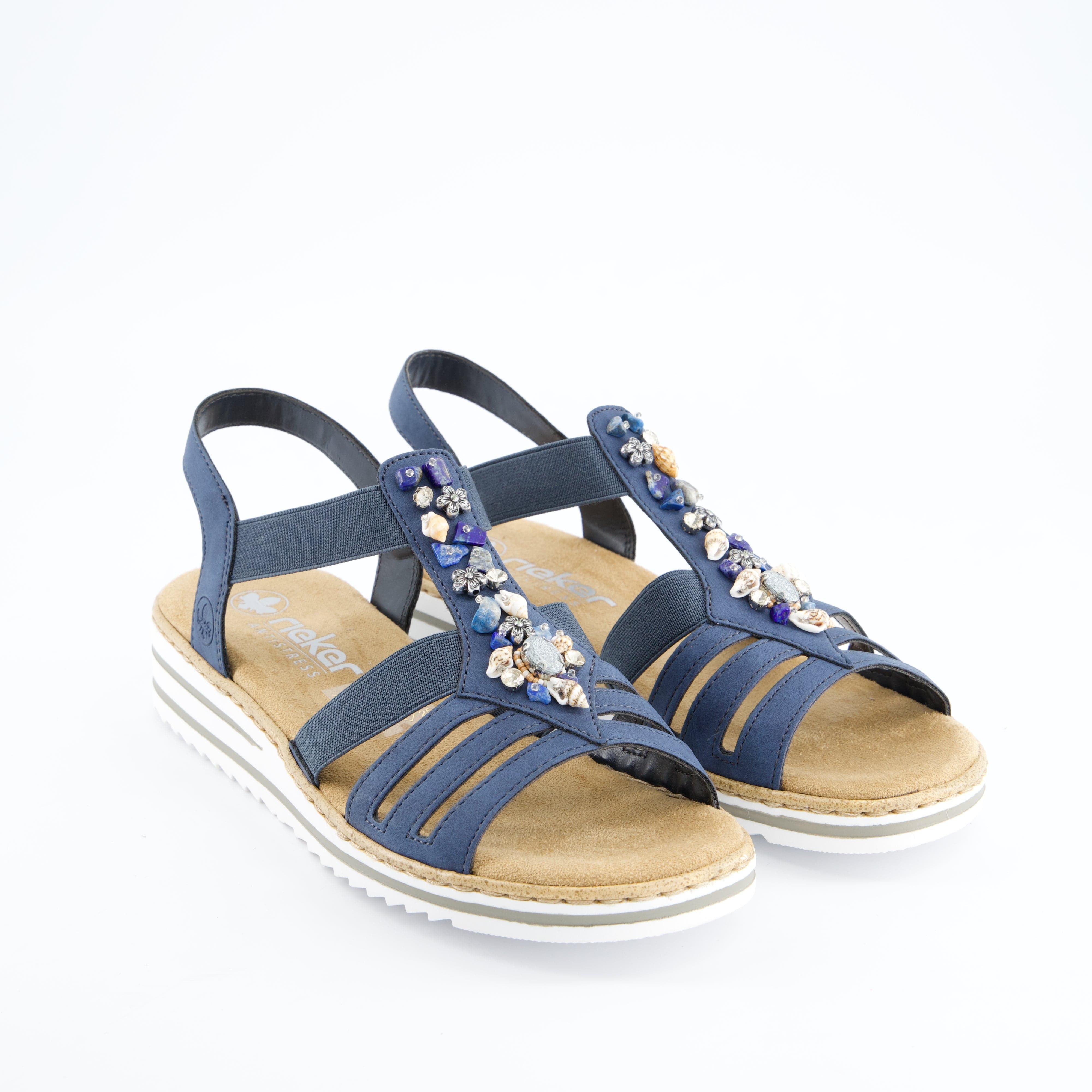 RIEKER Damenschuhe - Sandalen, Sandalen