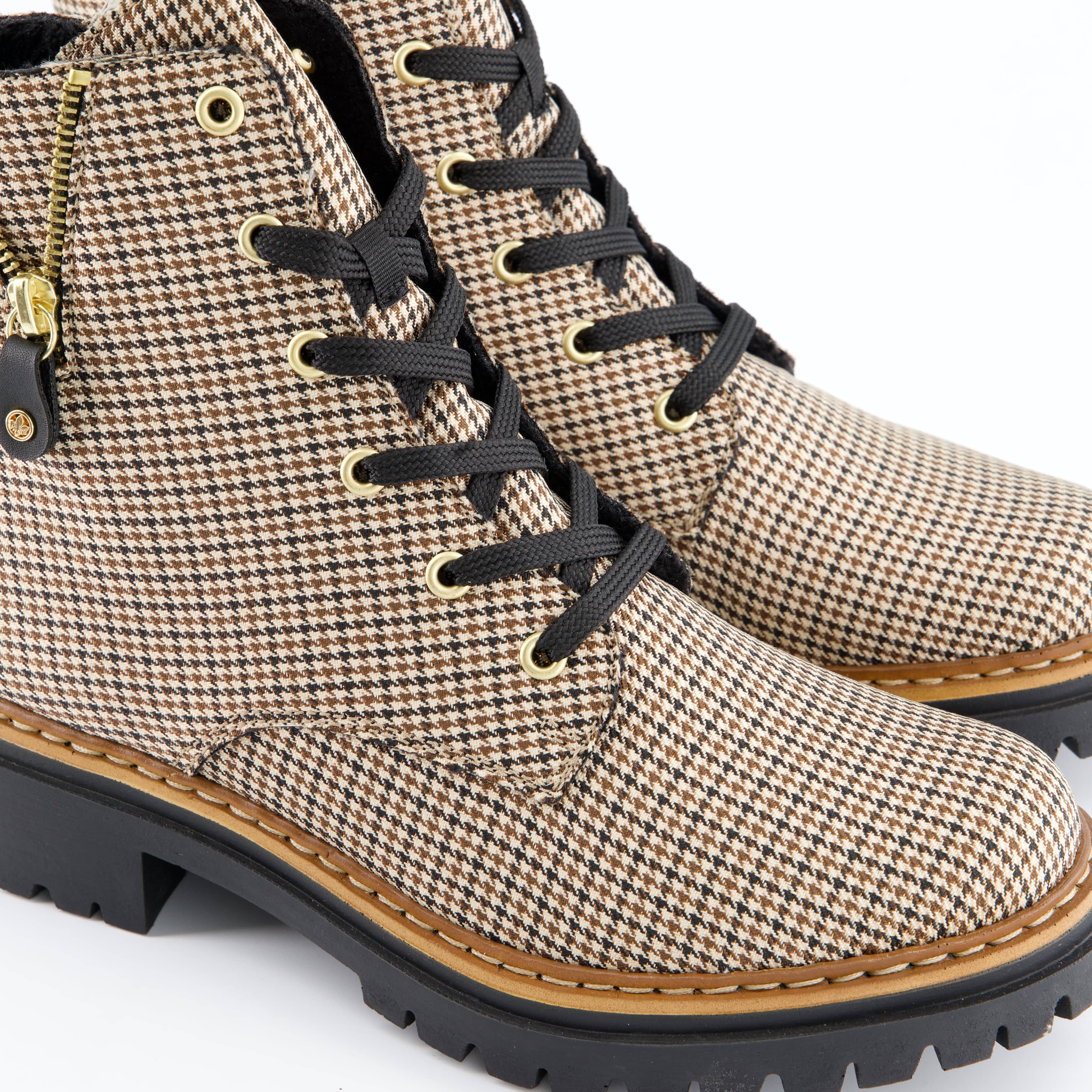 RIEKER Damenschuhe - Schnürboots Schnürboots