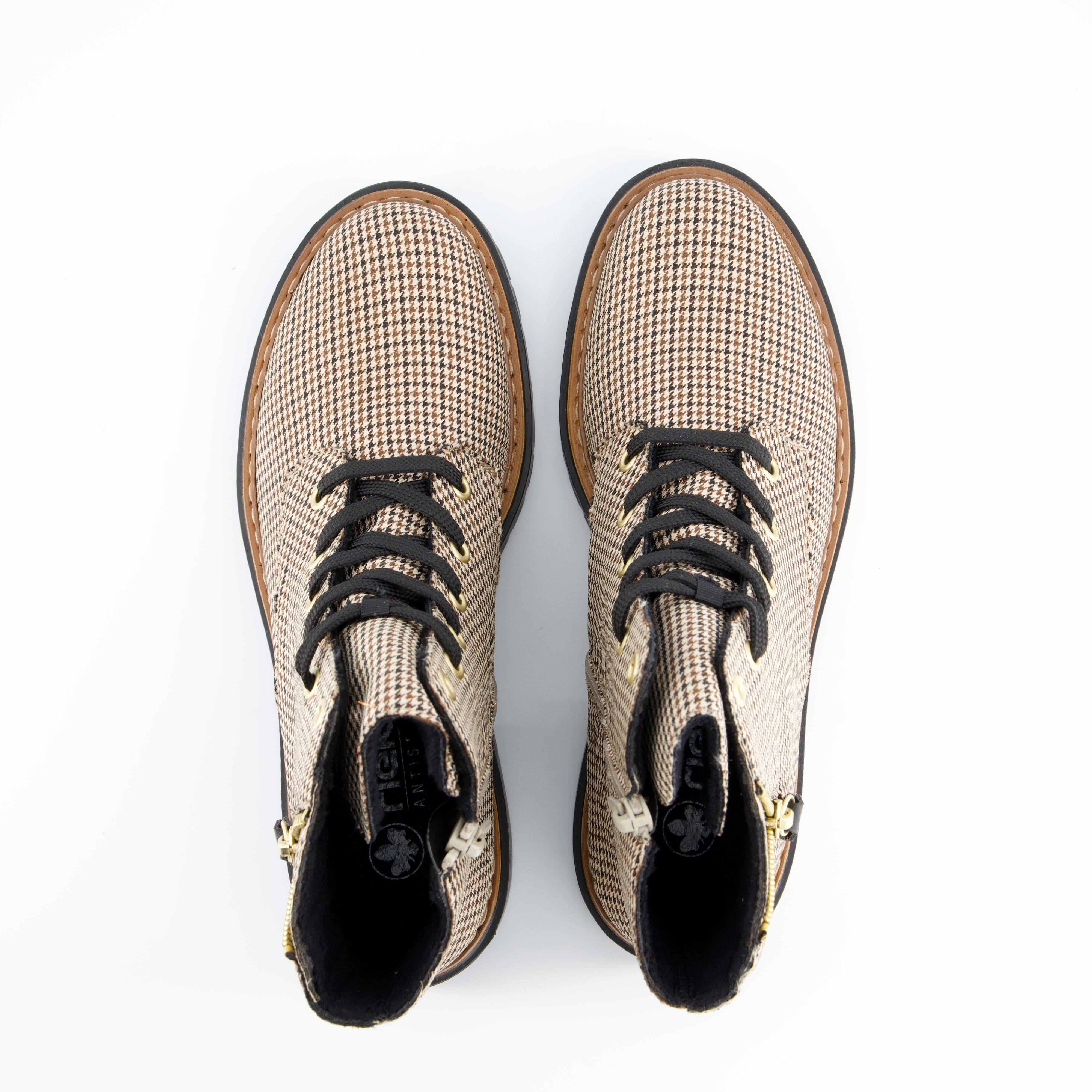RIEKER Damenschuhe - Schnürboots Schnürboots