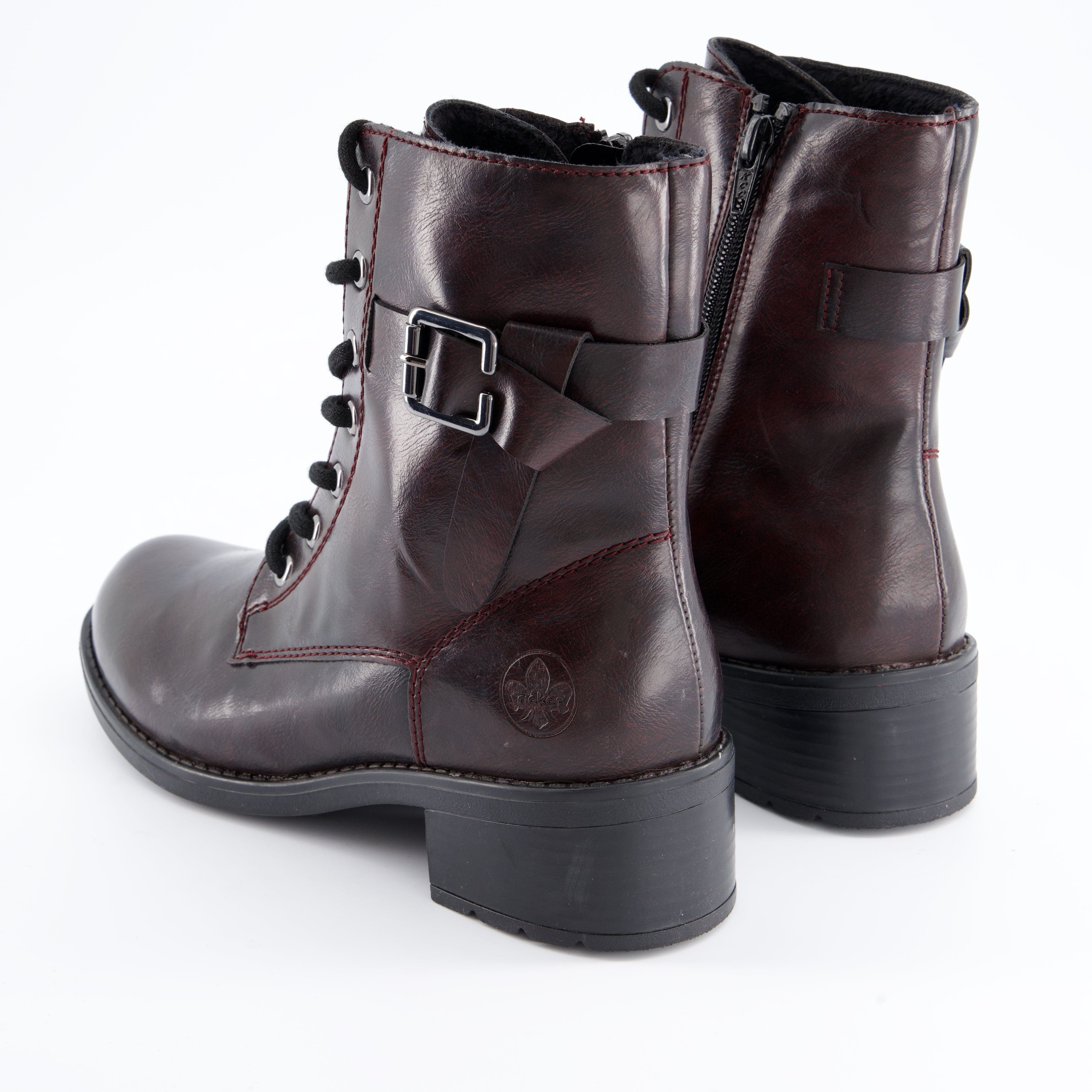 RIEKER Damenschuhe - Schnürboots Schnürboots