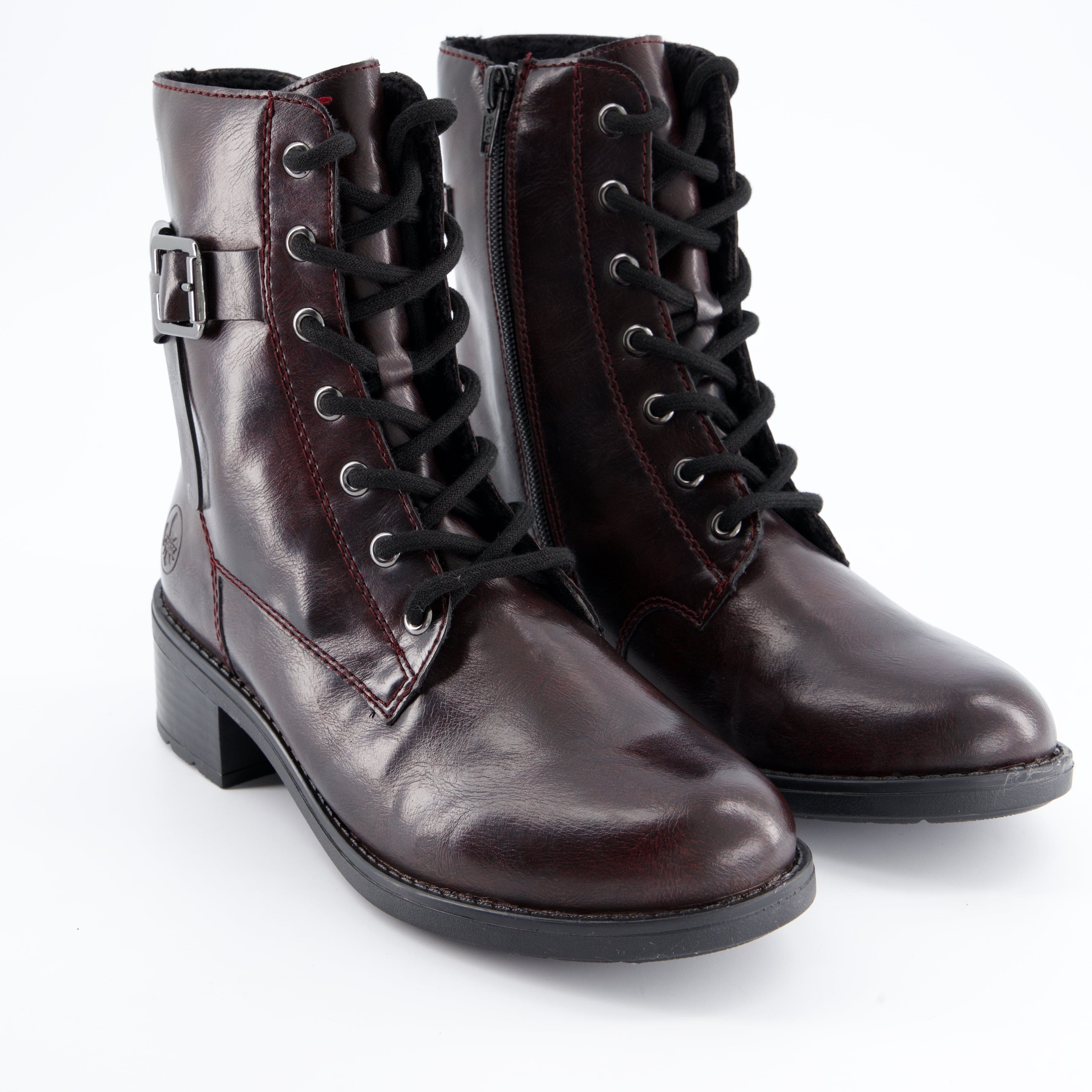 RIEKER Damenschuhe - Schnürboots Schnürboots