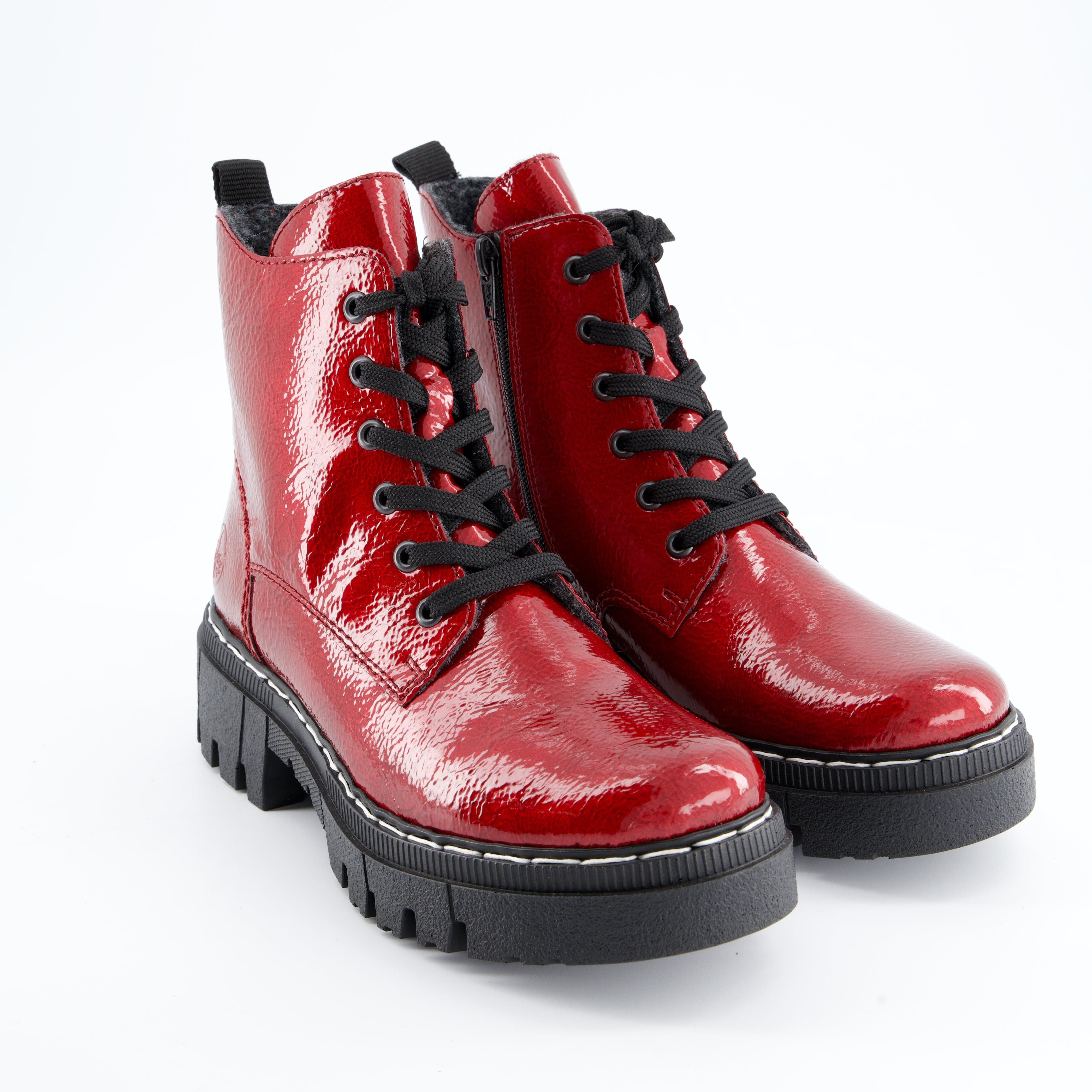RIEKER Damenschuhe - Schnürboots Schnürboots