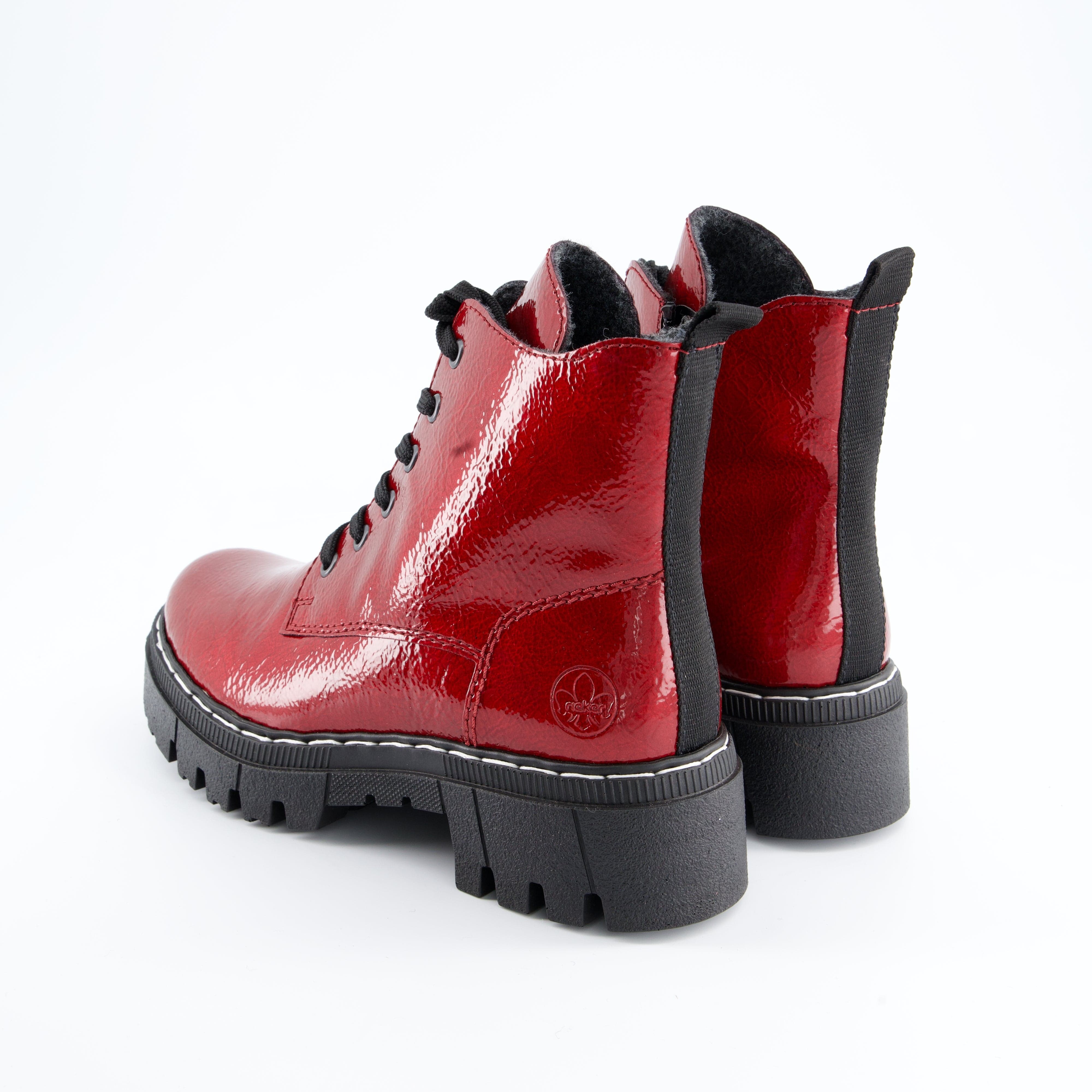 RIEKER Damenschuhe - Schnürboots Schnürboots