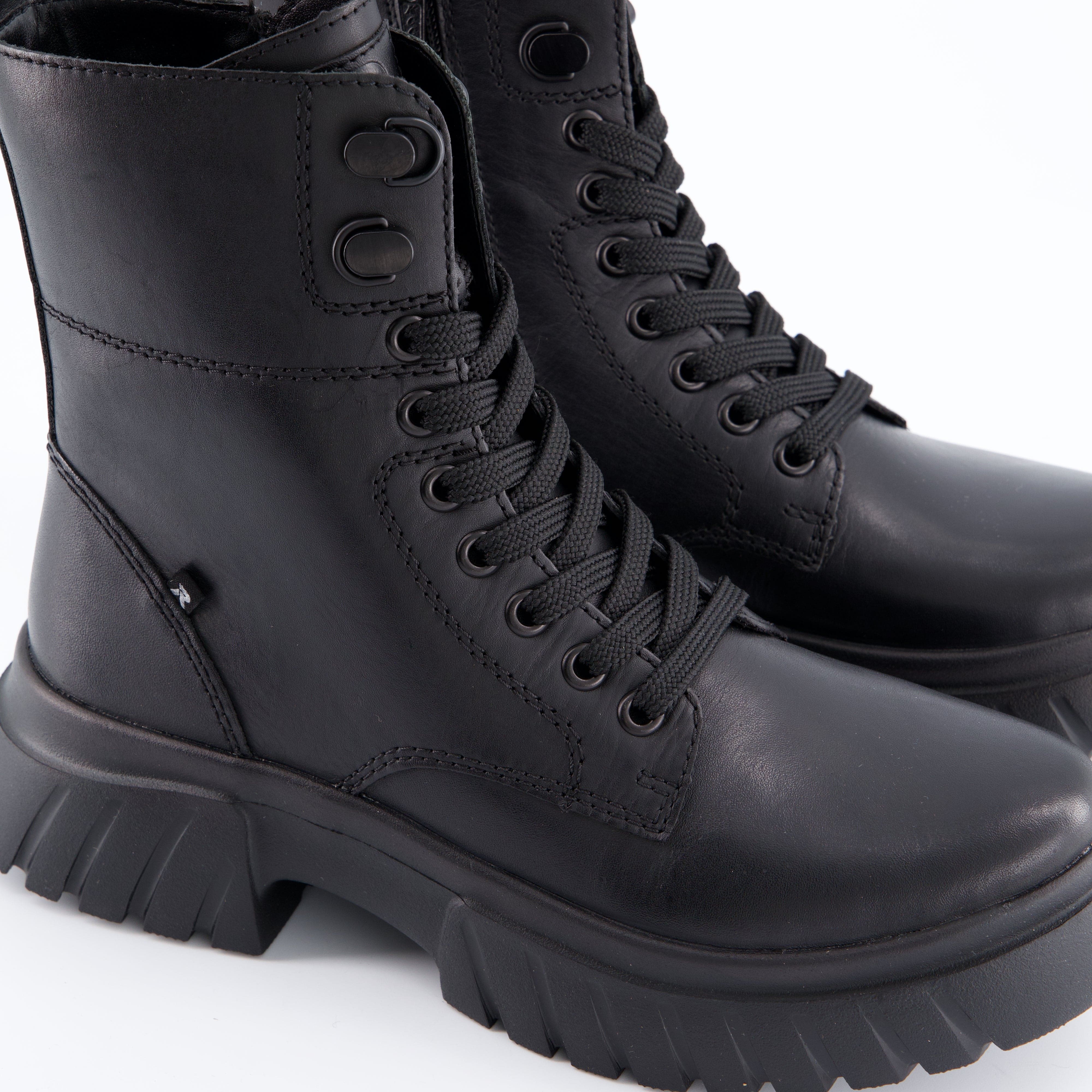 RIEKER Damenschuhe - Schnürboots Schnürboots HWK Damen Stiefel