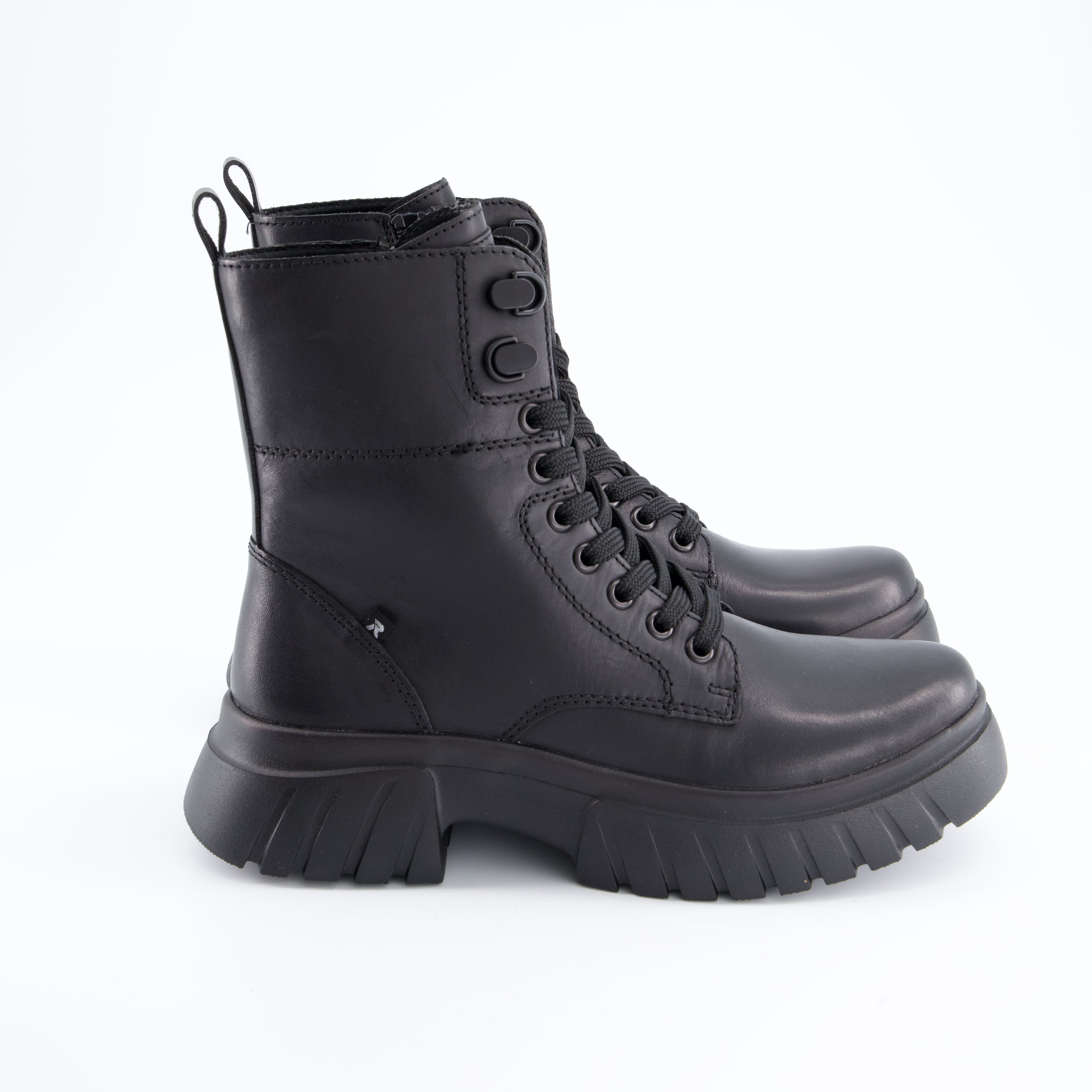 RIEKER Damenschuhe - Schnürboots Schnürboots HWK Damen Stiefel