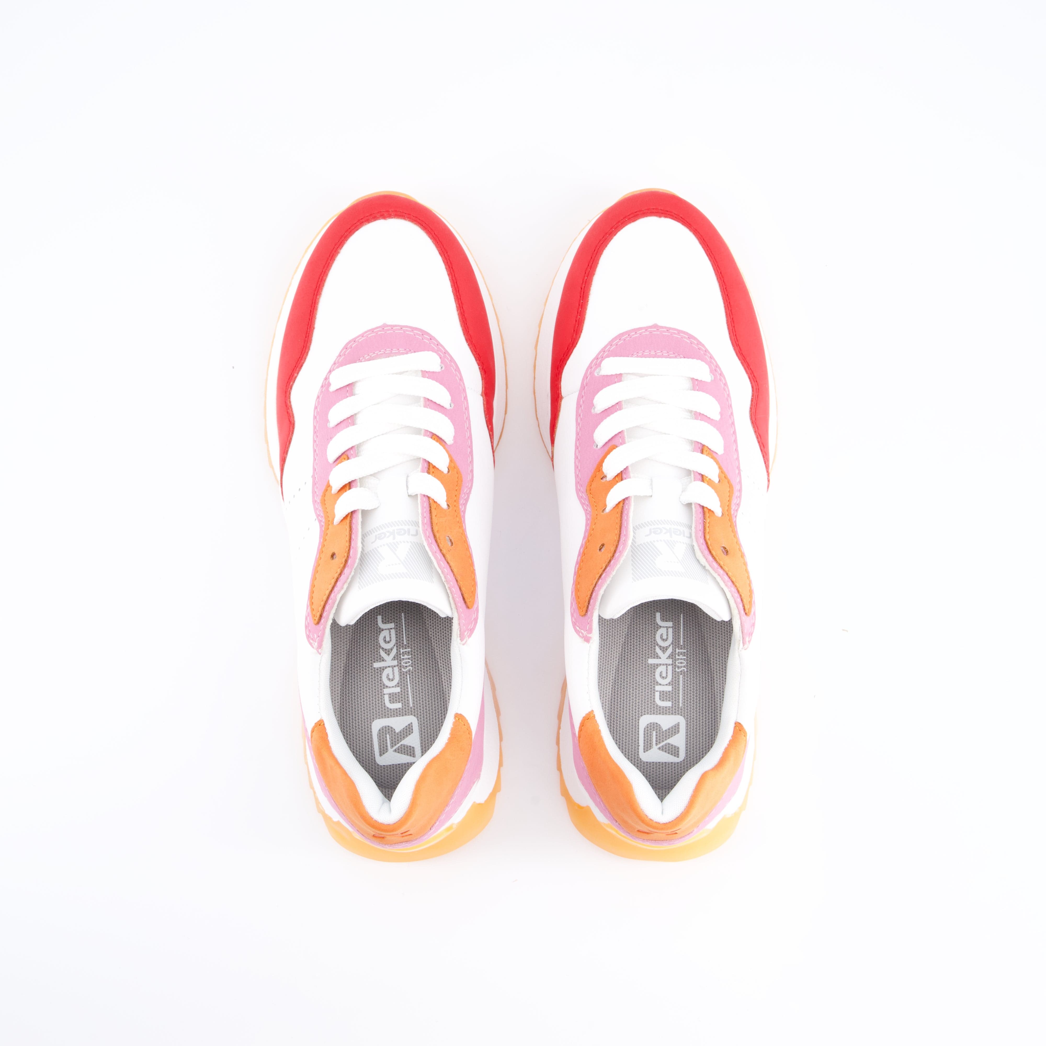 RIEKER Damenschuhe - Schnürschuhe, Schnürschuhe