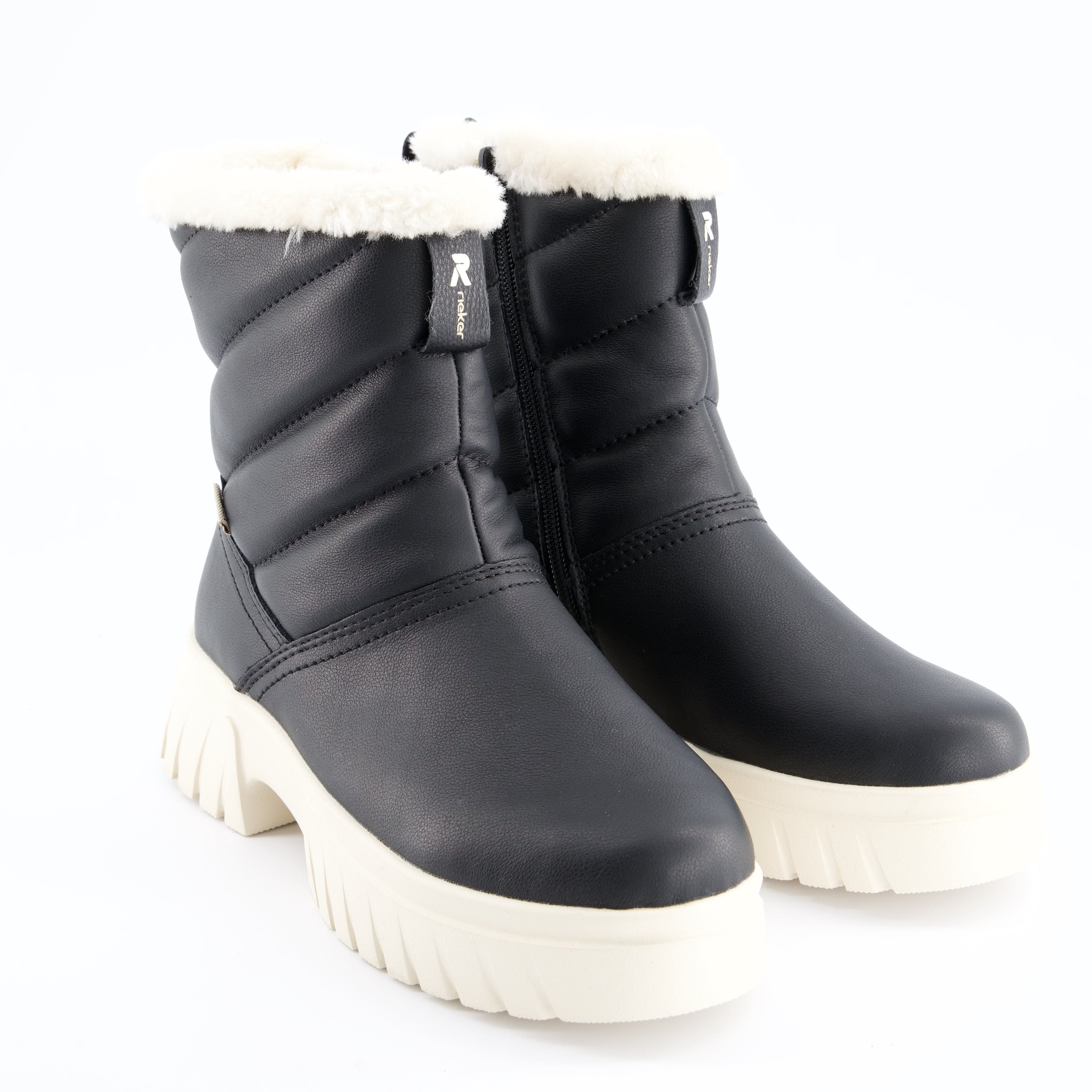 RIEKER Damenschuhe - Winterstiefel, Winterstiefel