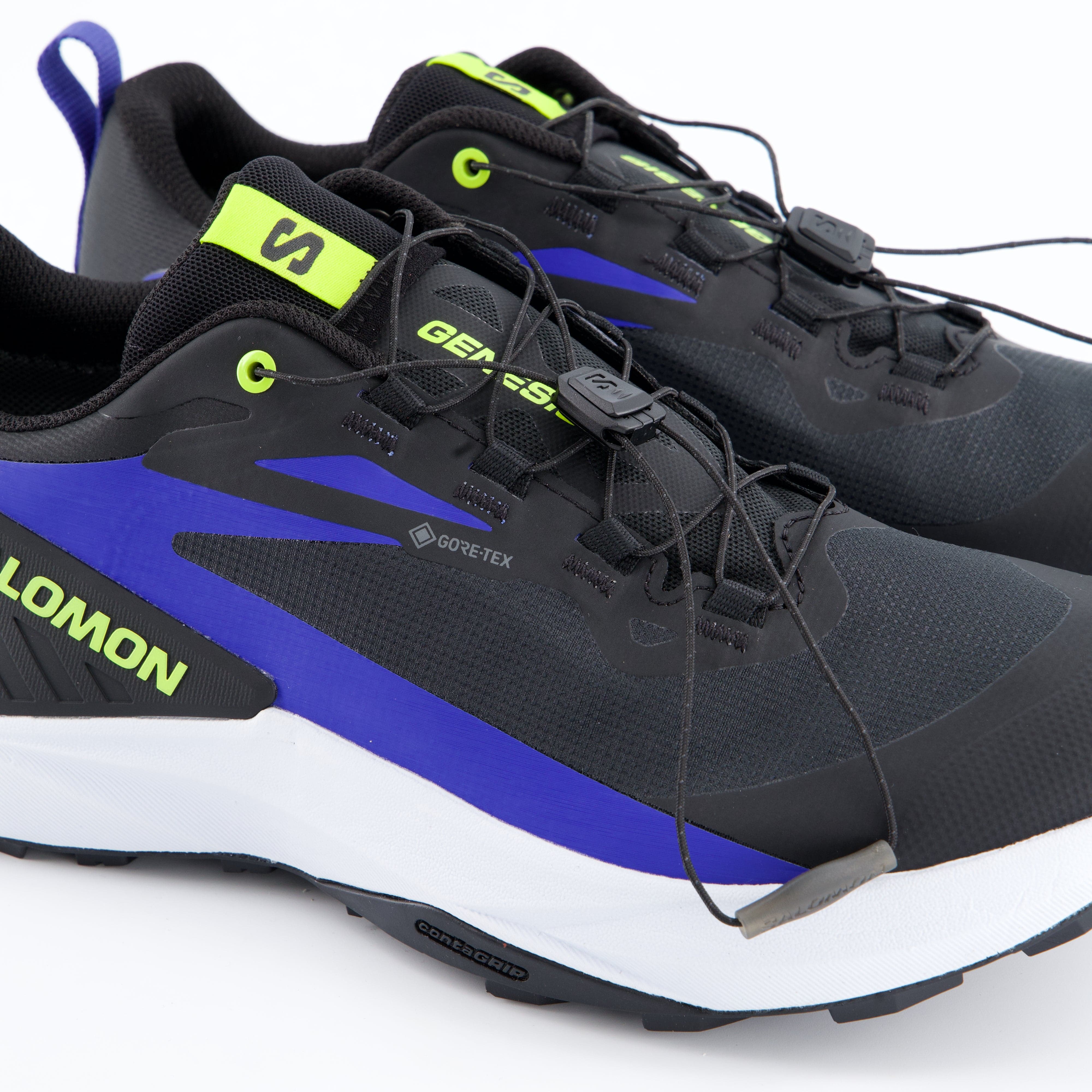SALOMON Herrenschuh - Laufschuhe Laufschuhe GENESIS GTX Black/BLU