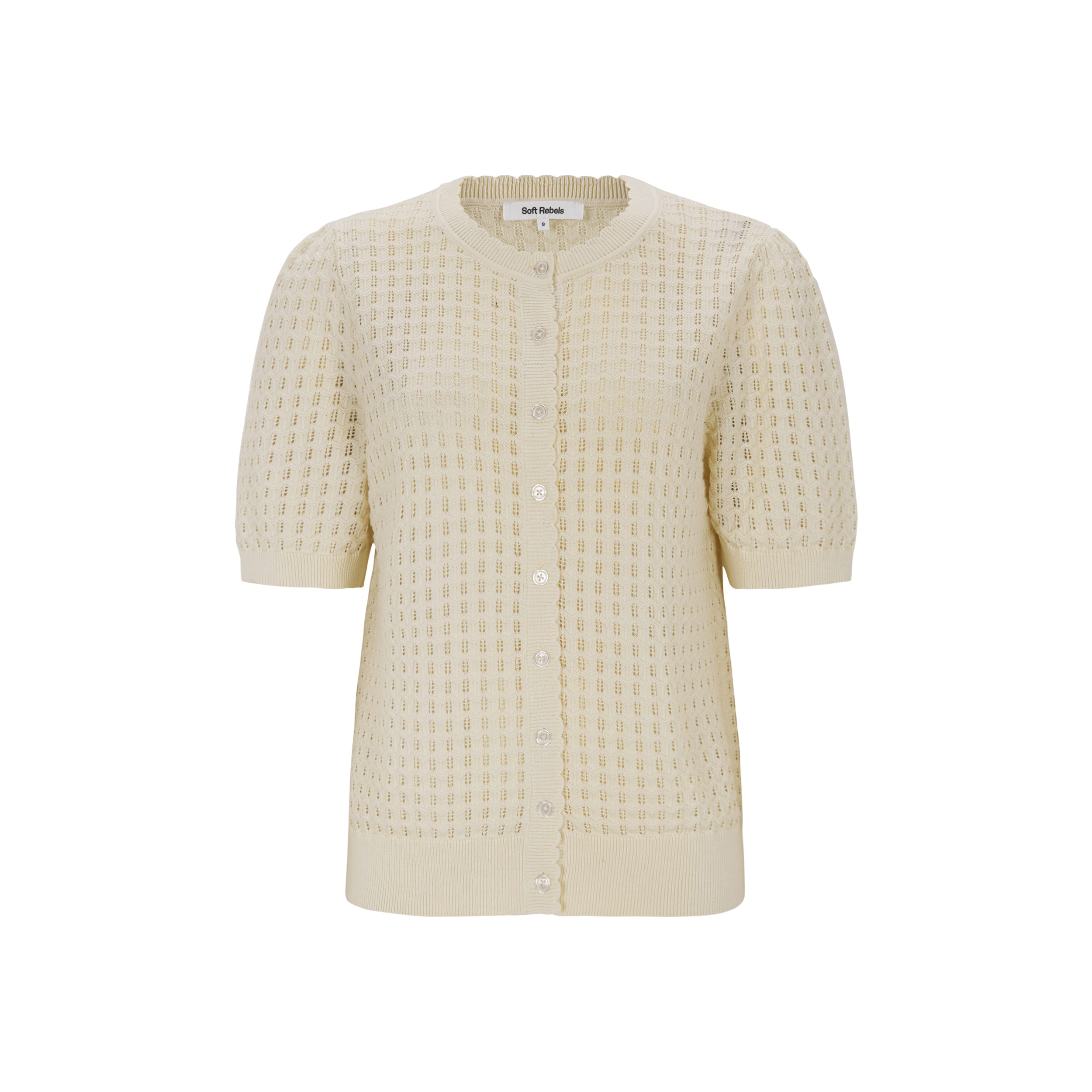 Soft Rebels Bekleidung Damen - Oberteil Oberteil SRAlarice SS Cardigan Knit