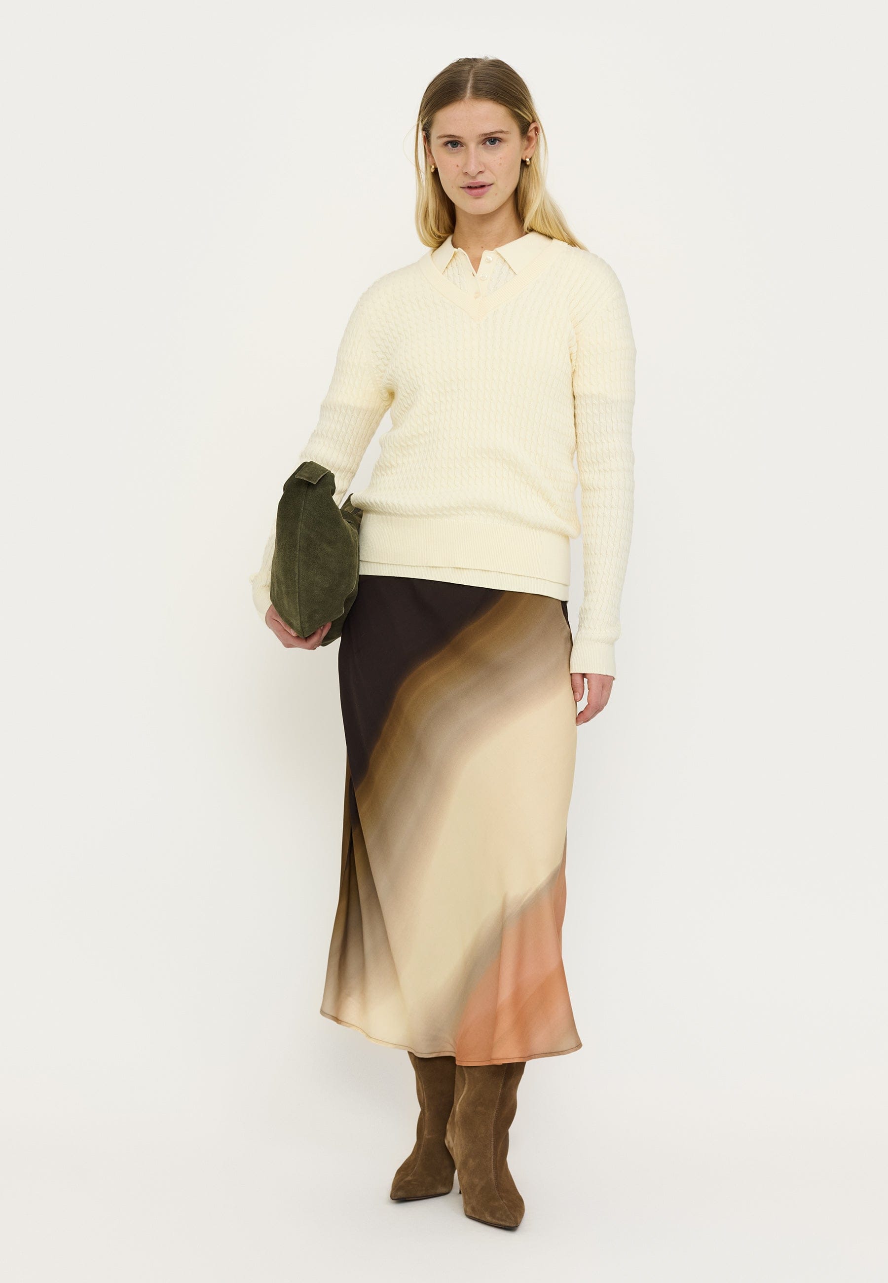 Soft Rebels Bekleidung Damen - Rock Rock SRCassandra Midi Skirt