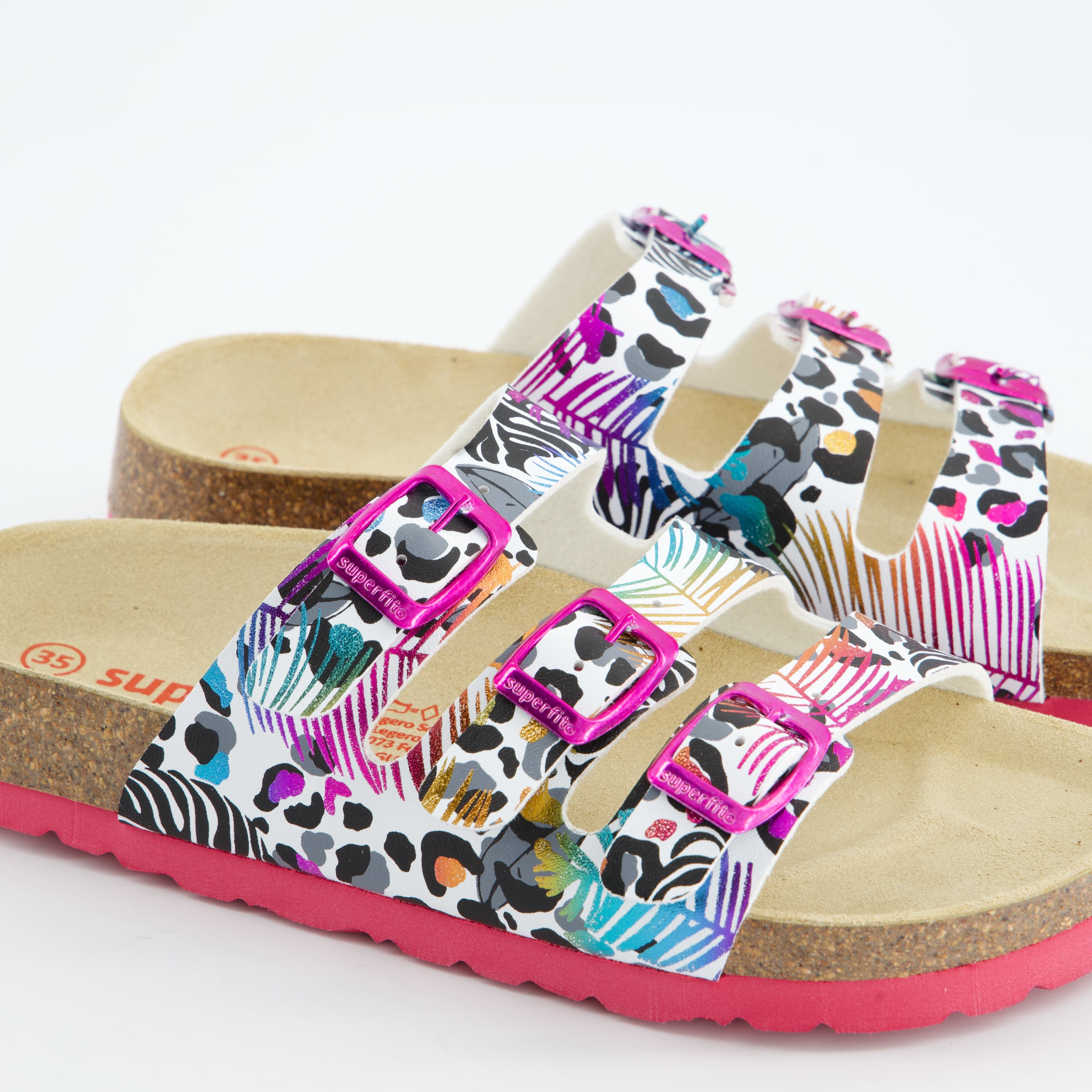 SUPERFIT Mädchenschuhe - Hausschuh Hausschuh FUSSBETTPANTO