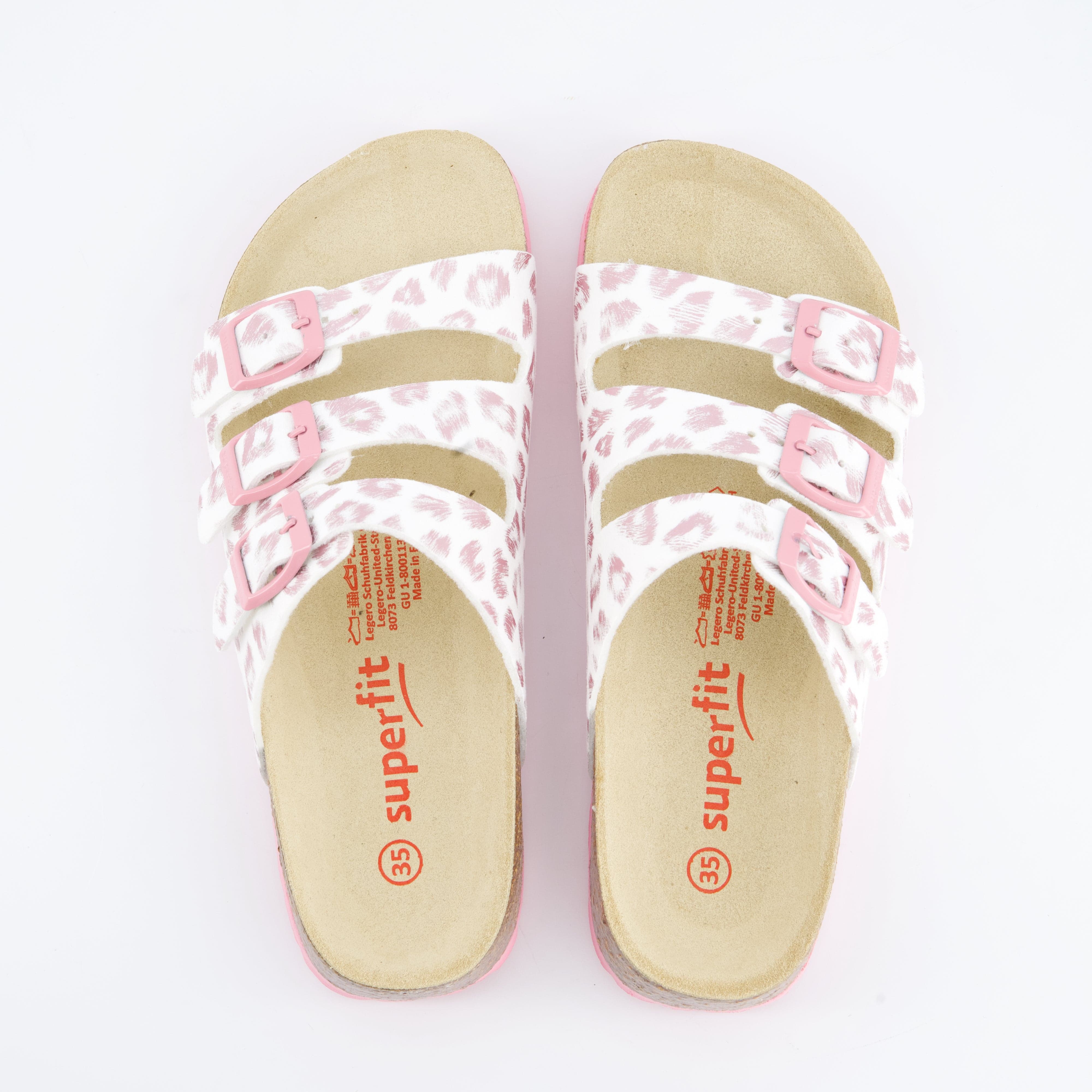SUPERFIT Mädchenschuhe - Hausschuh Hausschuh FUSSBETTPANTOFF