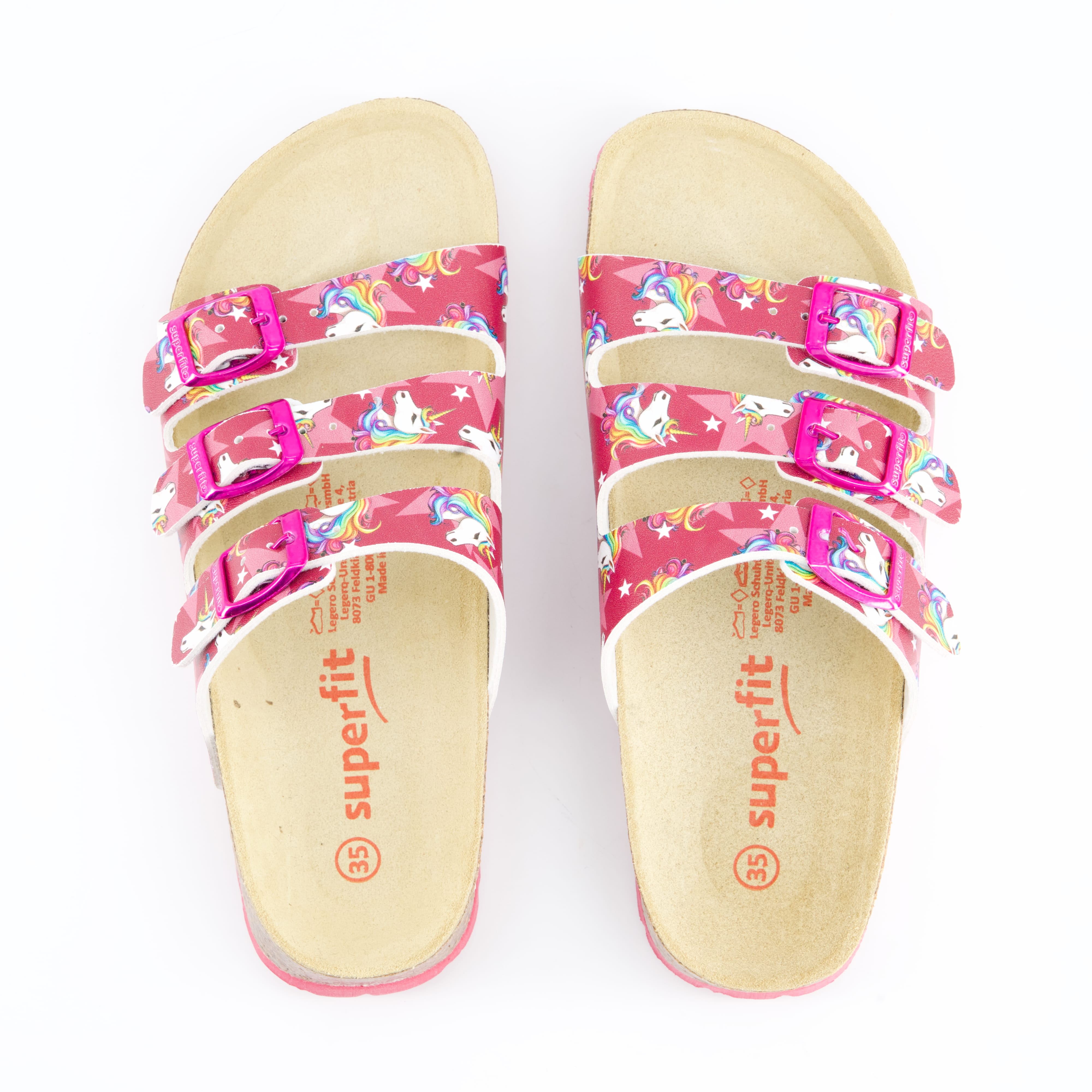 SUPERFIT Mädchenschuhe - Hausschuh Hausschuh FUSSBETTPANTOFF