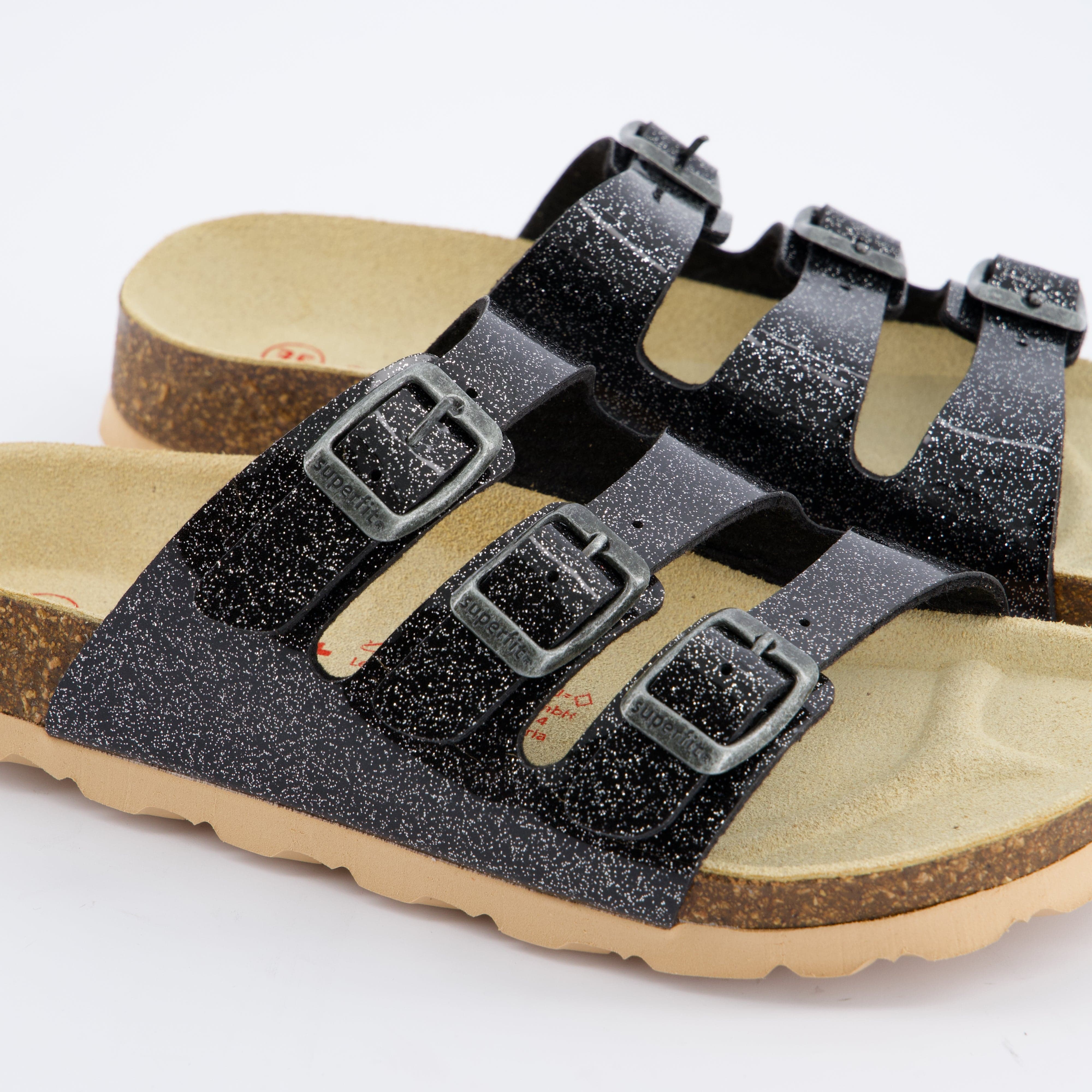 SUPERFIT Mädchenschuhe - Hausschuh, Hausschuh Fussbettpantoffel