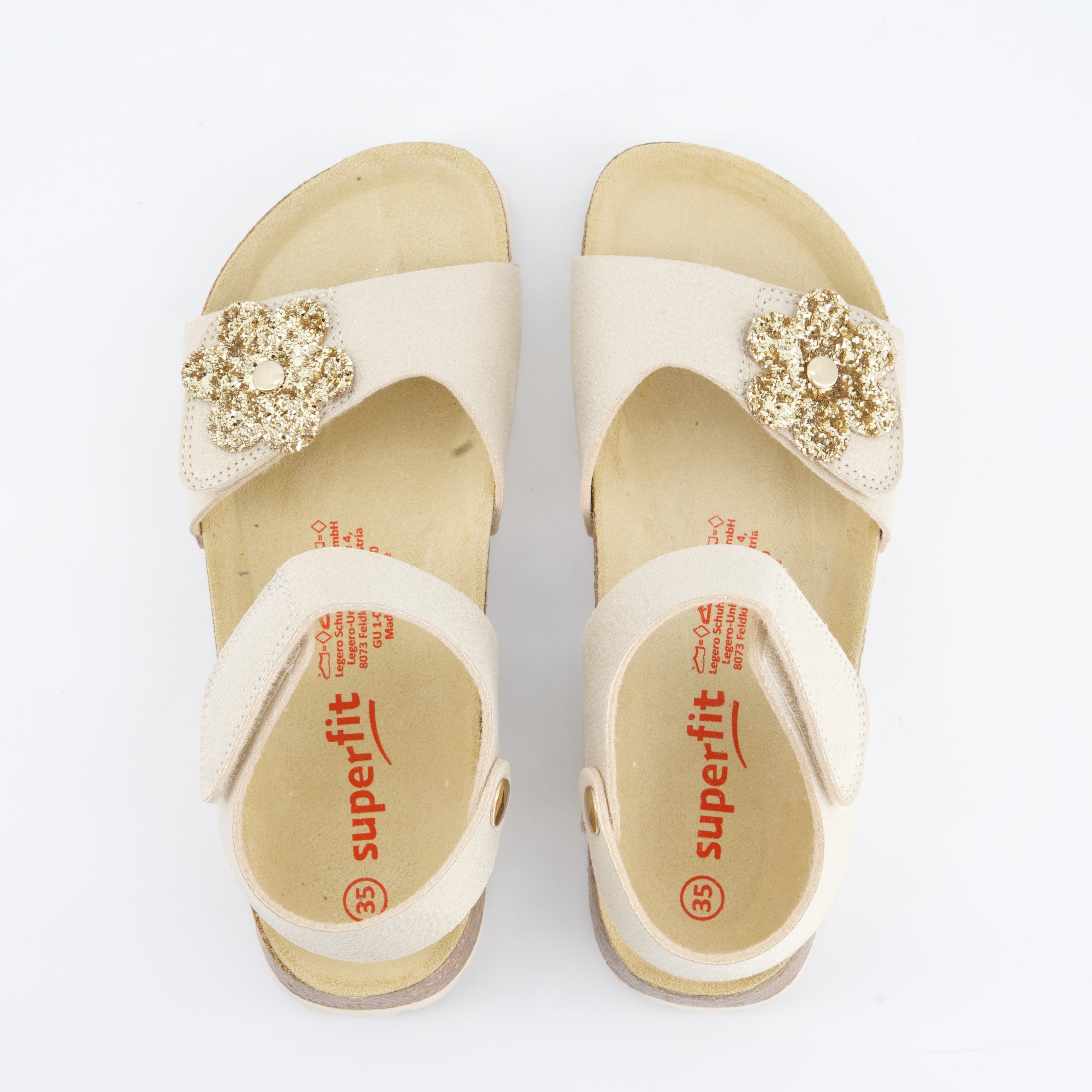 SUPERFIT Mädchenschuhe - Sandale Sandale FUSSBETTPANTOFFEL
