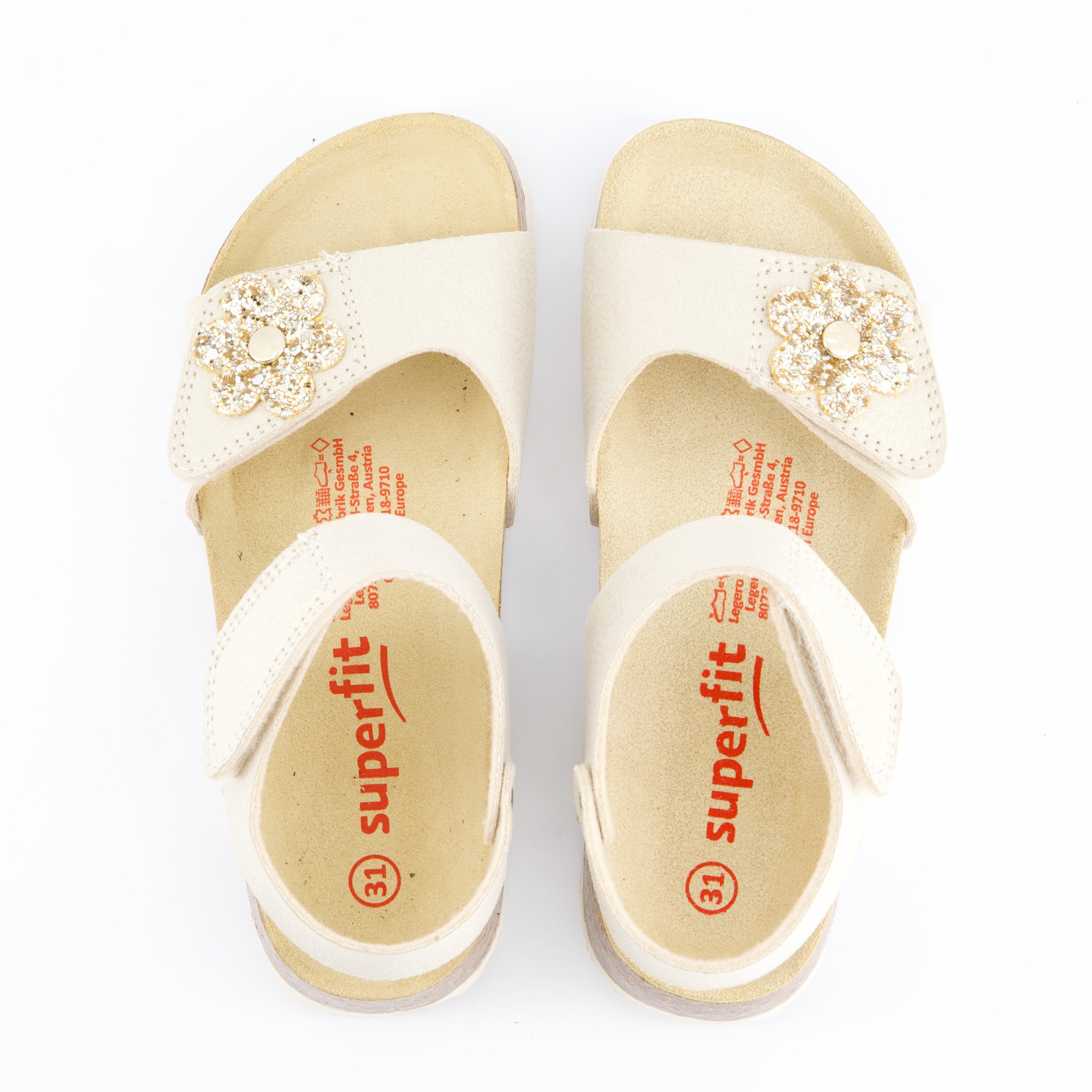 SUPERFIT Mädchenschuhe - Sandale, Sandale  \ FUSSBETTPANTOFFEL