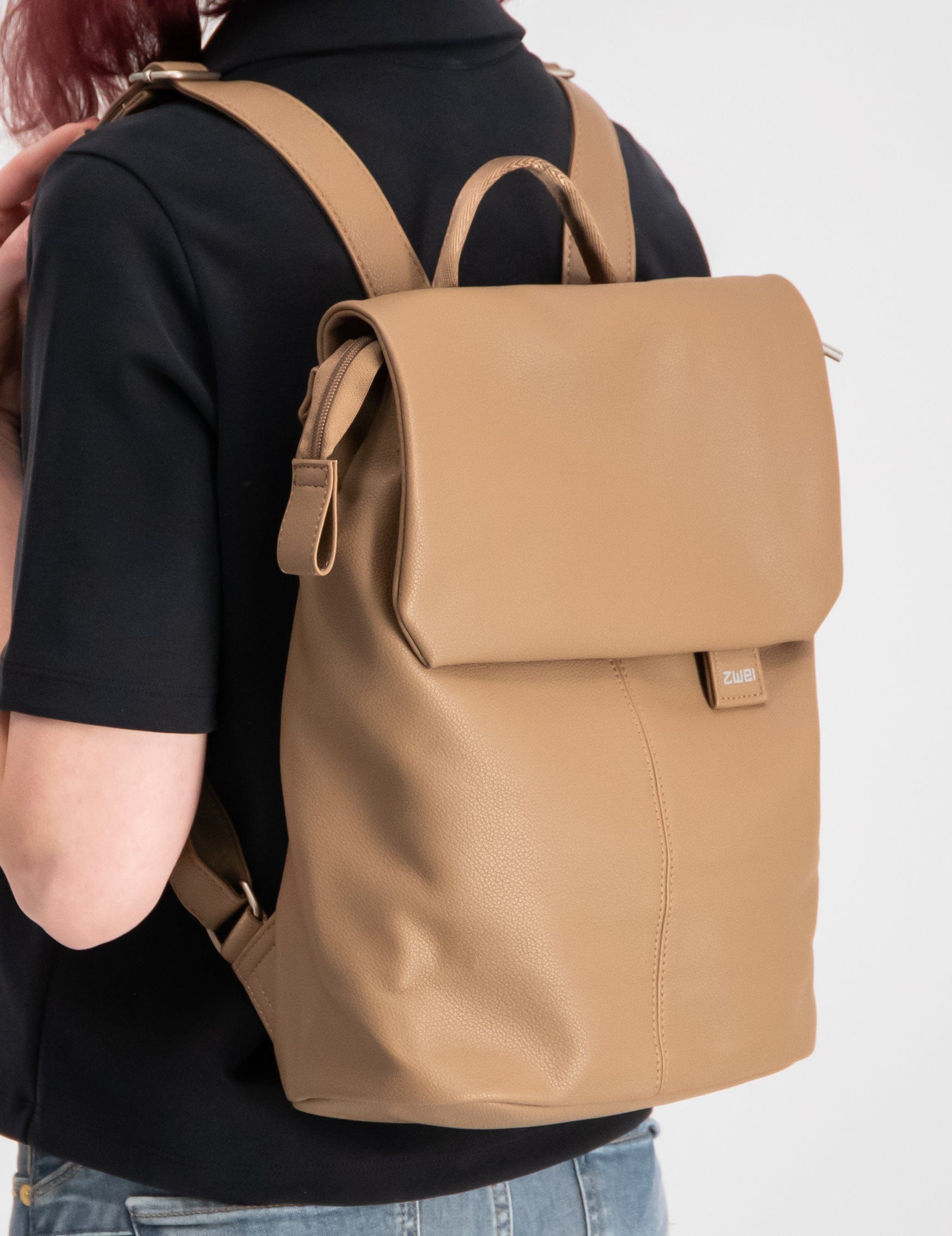 ZWEI Damenschuhe - Tasche, Stk Tasche MADEMOISELLE.M Rucksack MR13 hazel