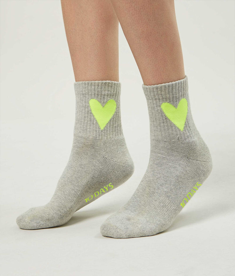 10DAYS Socken - Damen Socke, Stk Damen Socke socks heart