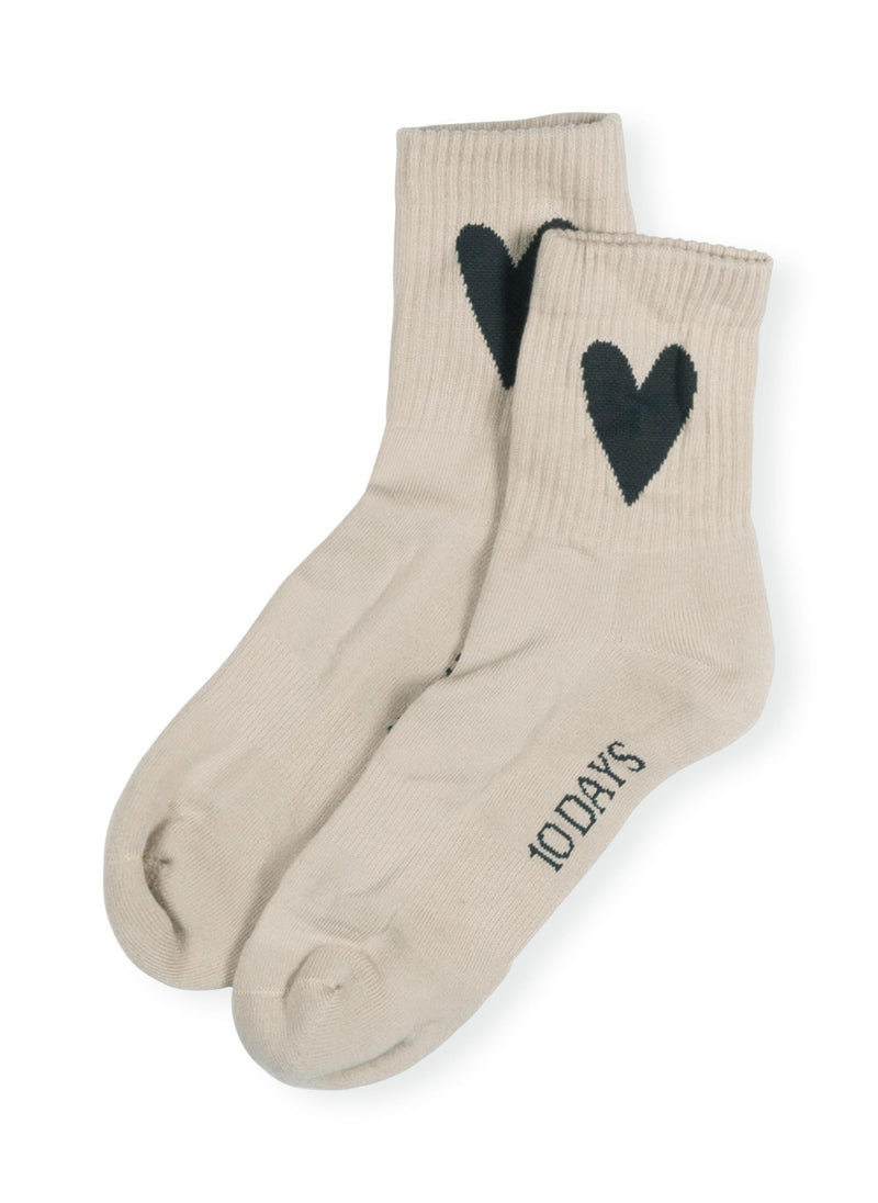 10DAYS Socken - Damen Socke, Stk Damen Socke socks heart